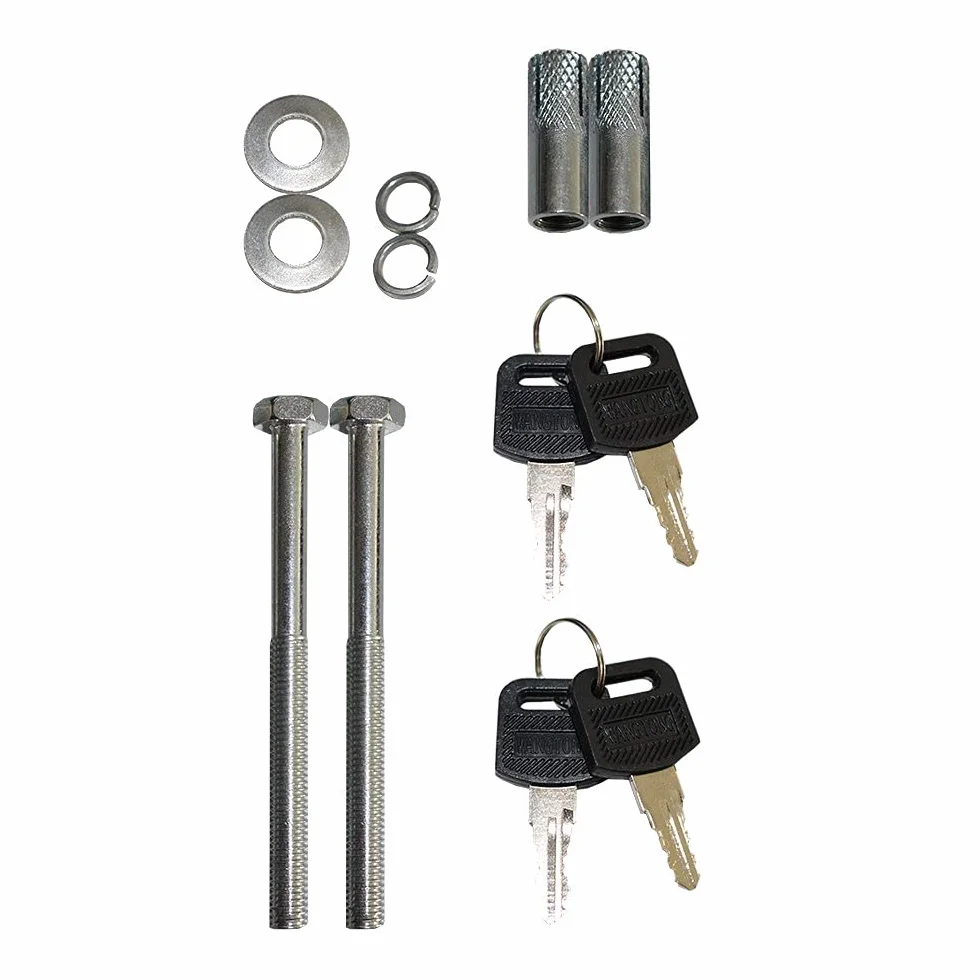 HomeDesign Armero HDW-5C Cerradura de cilindro Chapa de acero 2 llaves 5 armas largas