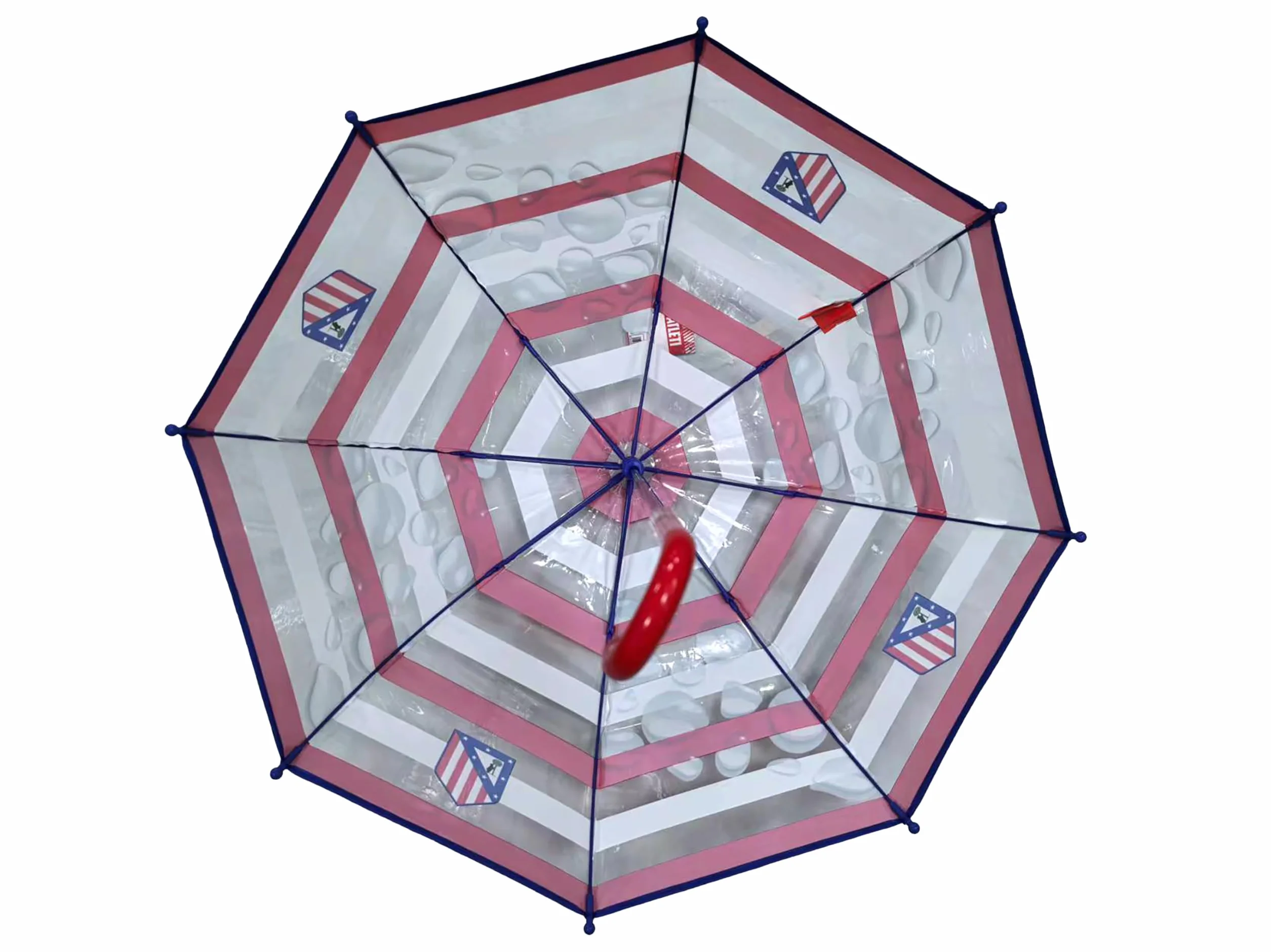 CYPBRANDS Atletico de Madrid Paraguas infantil 48 cm Transparente Oficial