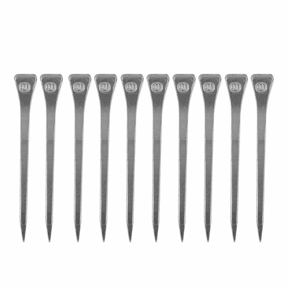 Akozon 250PCS E6 Clavo de Herradura Clavija de Acero para Casco Que Asegura Firmemente el Accesorio de Herramienta de Caballo 250PCS E6