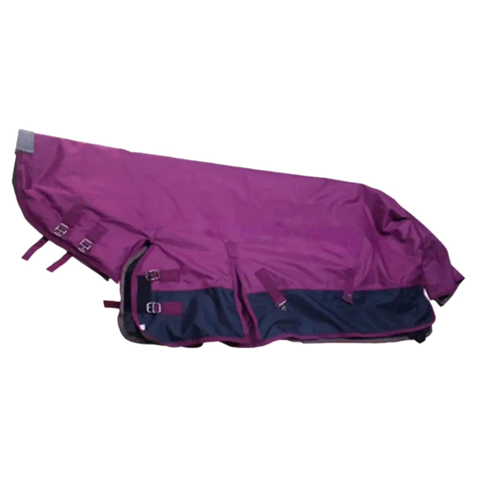 Manta de Invierno para Caballo, Manta de 600D, Acolchada Y Gruesa, Mantiene El, Resistente Al Agua, Ropa Ecuestre, Rosa Roja XL