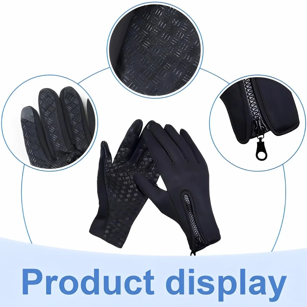 Guantes de Equitación de Mujer de Cuero Sintético