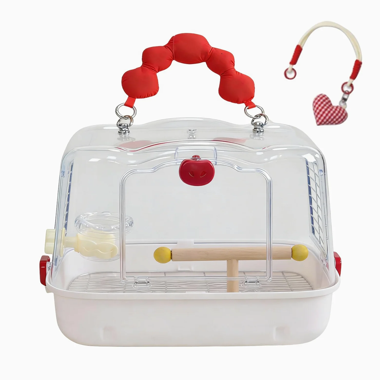 Jaula de Transporte para Aves de Viaje Bolsa de Transporte Ligera para