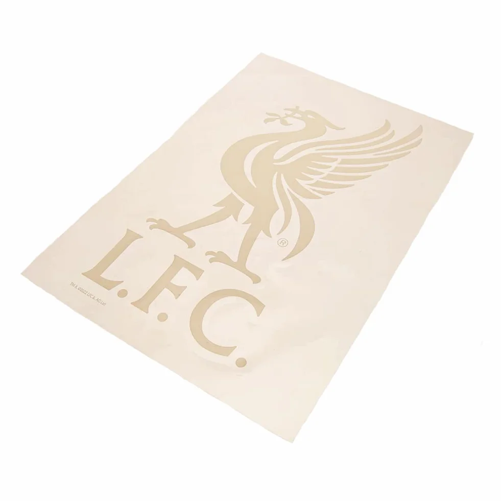 Liverpool FC Etiqueta Coche A4 Escudo Beige
