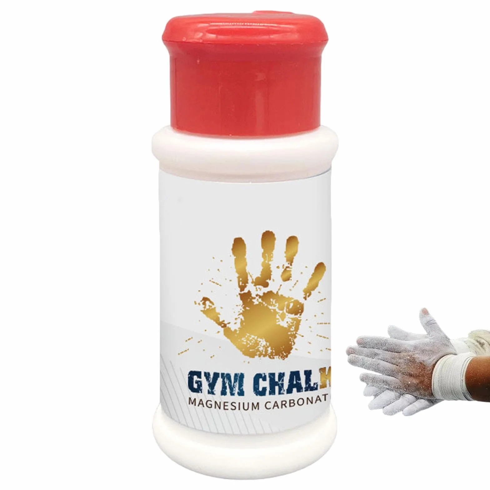 Tiza para levantamiento de pesas antideslizante absorbe sudor 60 ml magnesio fitness gimnasia baloncesto