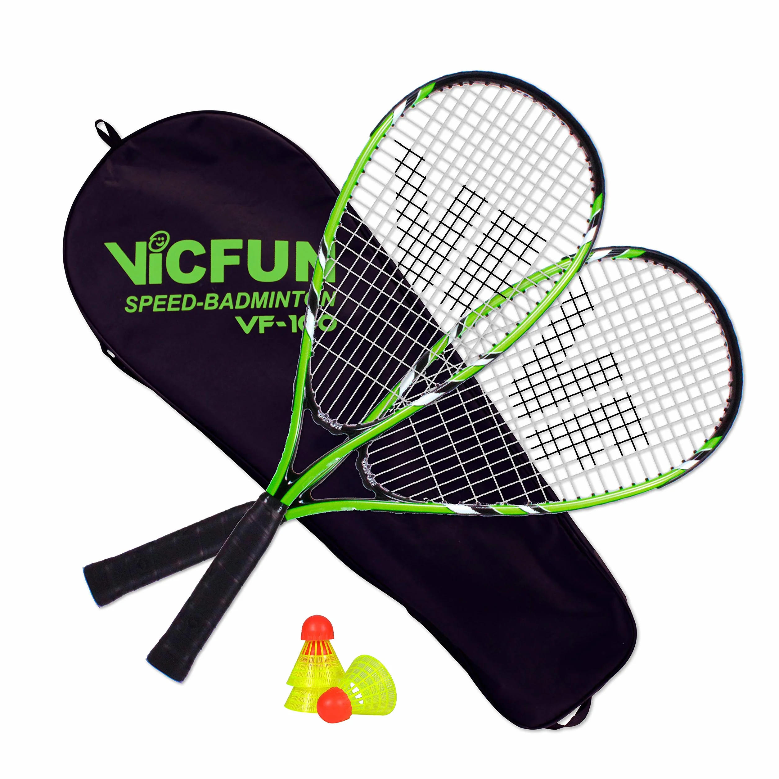Set Speed Bádminton 100 Negro/Verde