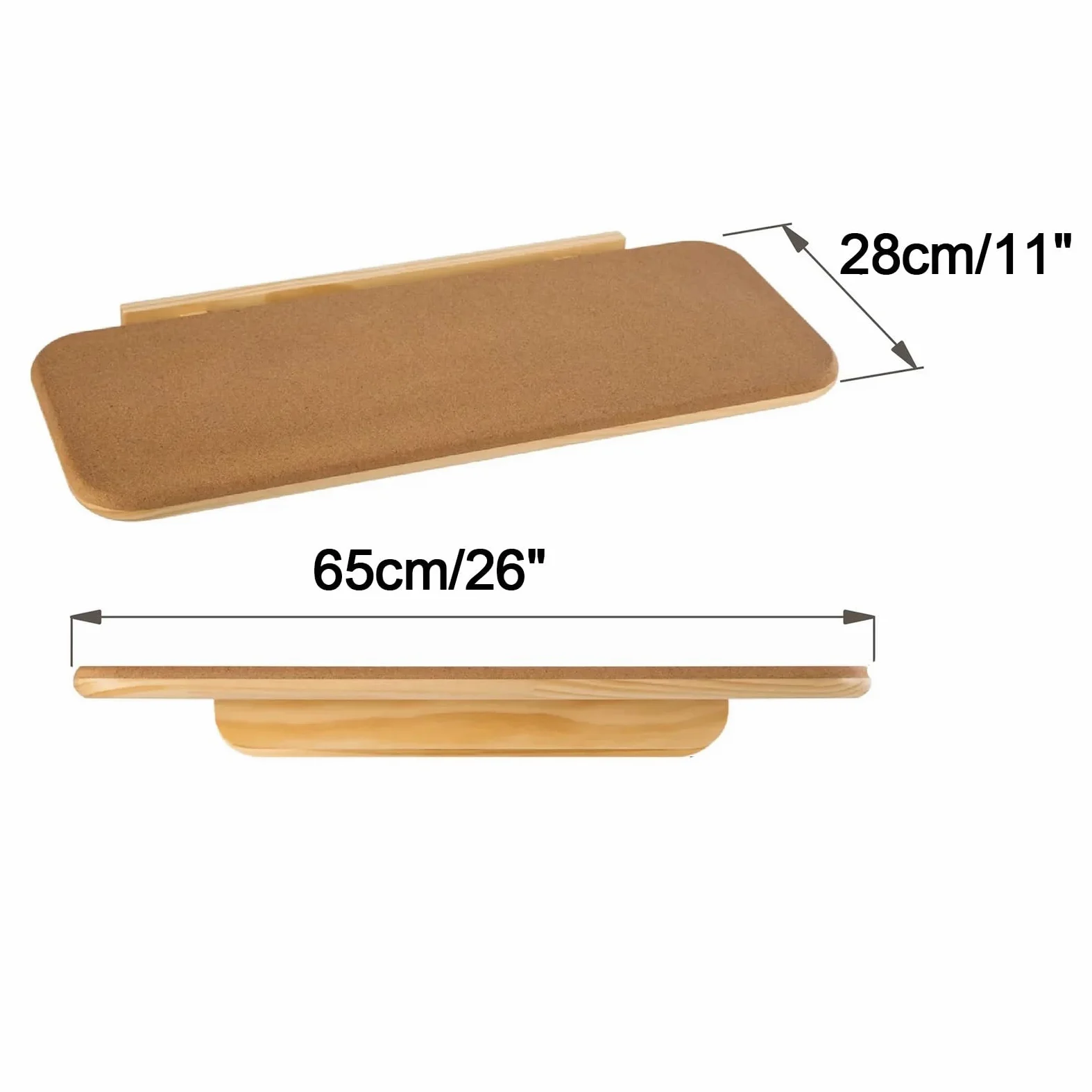 Estantes de Pared para Gatos, Percha de Pared de Madera de Pino de 65 cm, con Capacidad de Peso de 20 Kg para Dormir Y Jugar