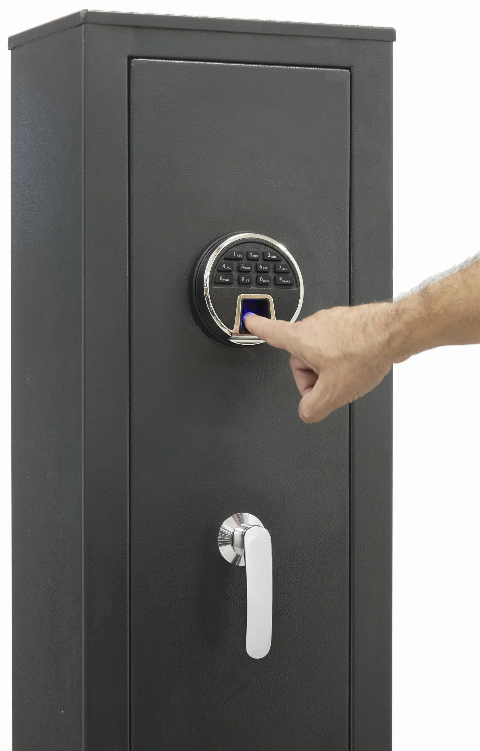 ARREGUI Braco ARM050835 Armero de Acero para 5 Escopetas con Alarma y Apertura Electrónica
