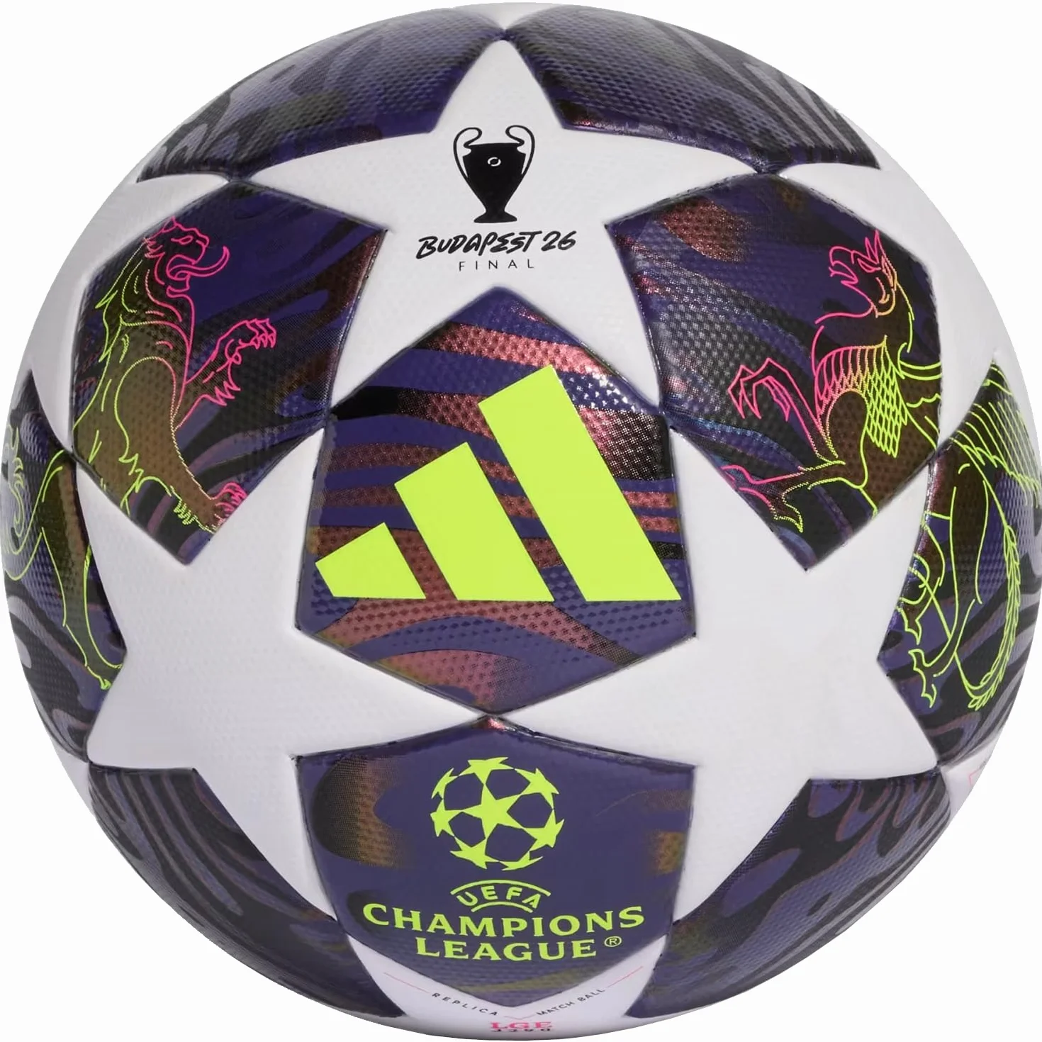 adidas UEFA Champions League Final J290 JX9097 Balón de fútbol Multicolor Talla 4