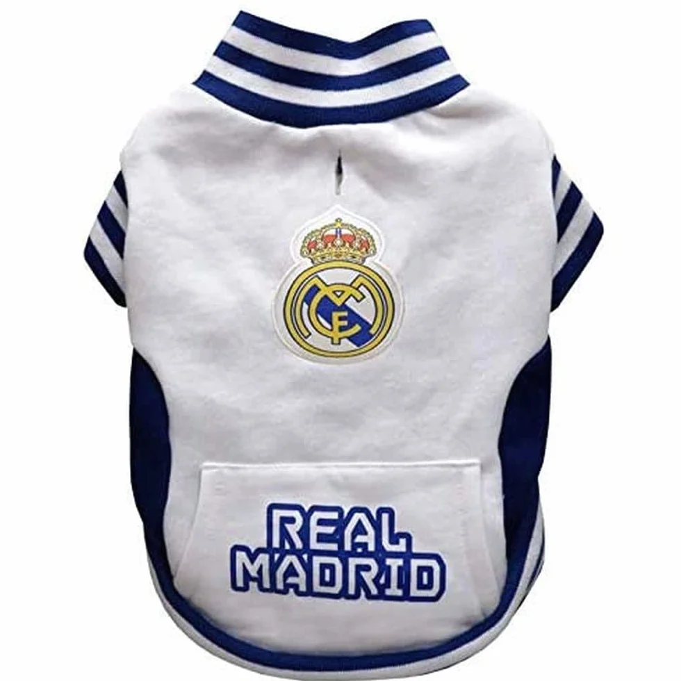 CYPBRANDS Real Madrid CF Sudadera para Perro Talla L Producto Oficial