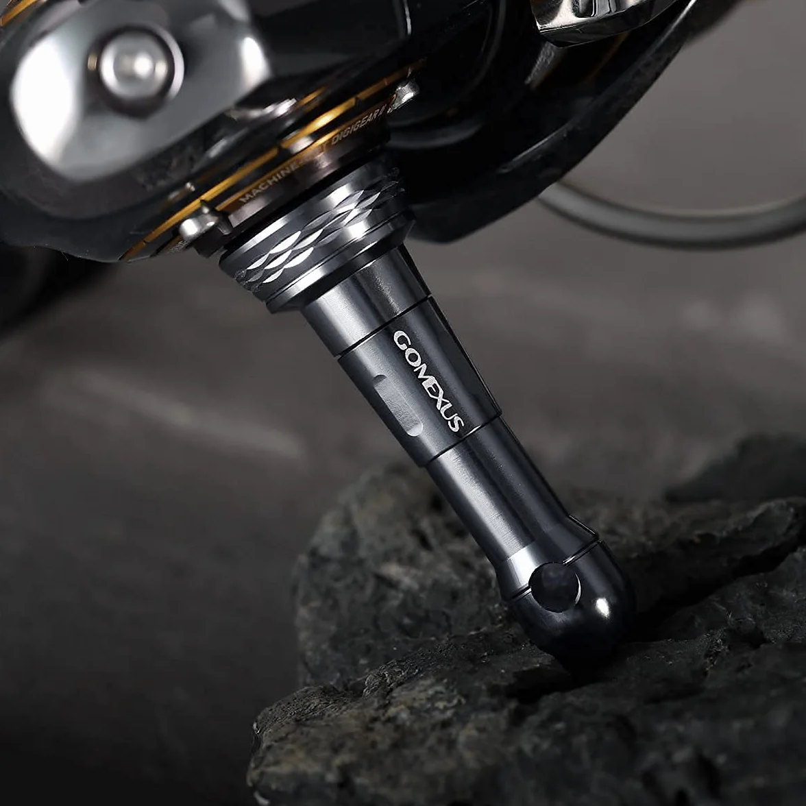 GOMEXUS Soporte Antirayaduras de Carrete Plegable 48mm para Shimano Stella Vanquish 1000-4000 Daiwa Exsit Spinning Reel Stand