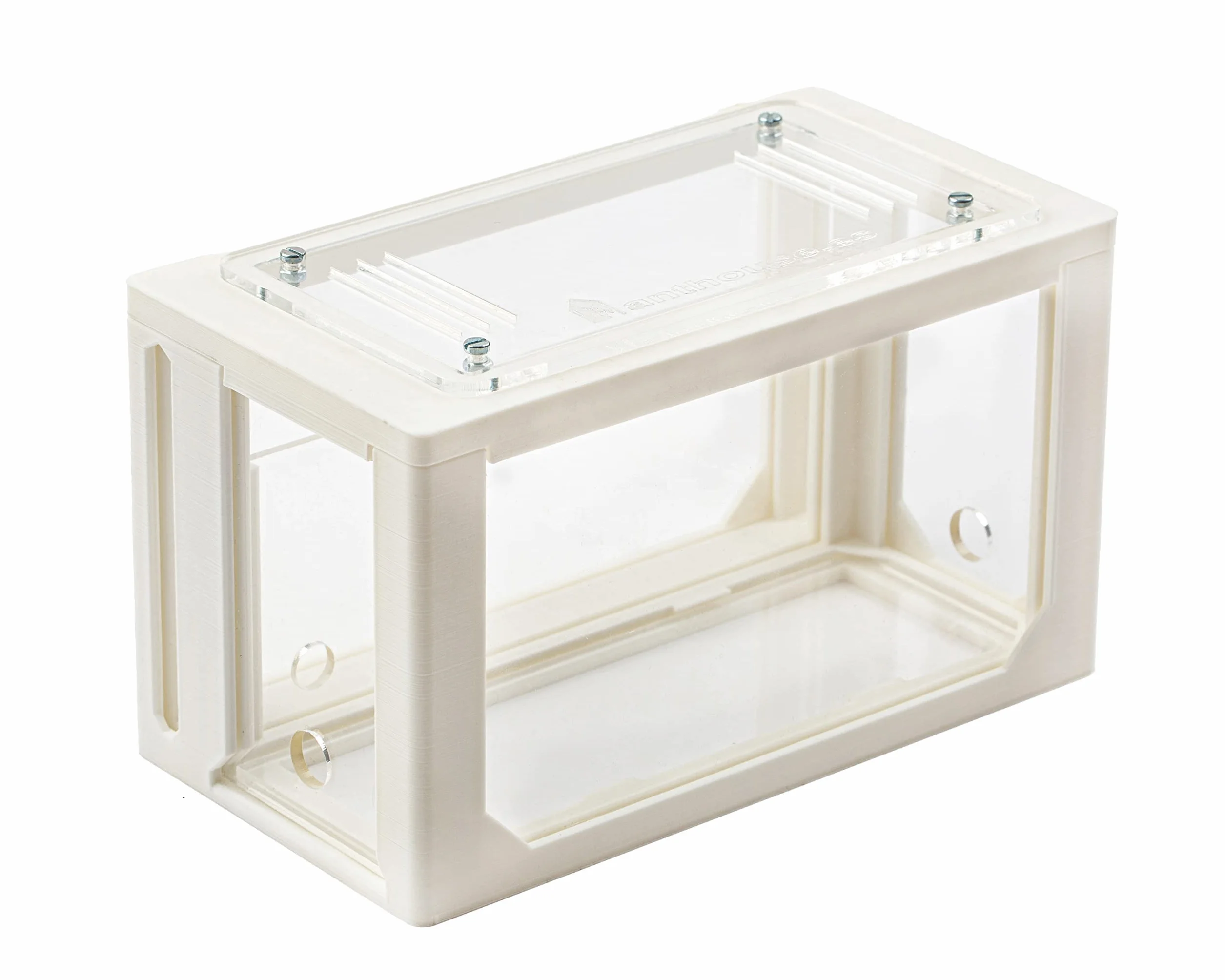 AntHouse.es - Hormiguero de Arena 3D | Kit de Inicio 20x10x10 cm | Granja de Hormigas Color Blanco | Hormigas Incluidas