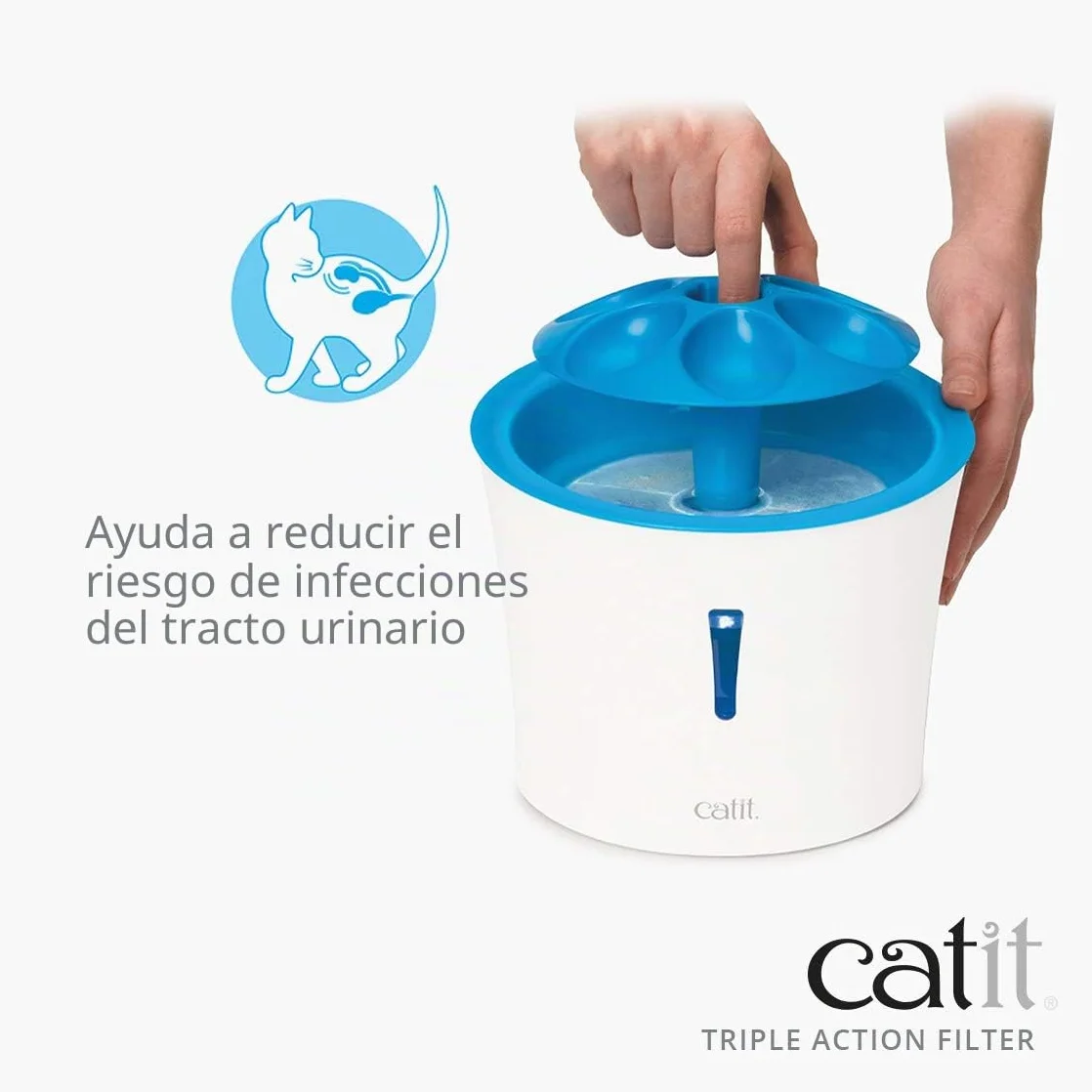 Catit Cartucho Triple Acción para Bebedero Fuente para Gatos, 12 Unidades