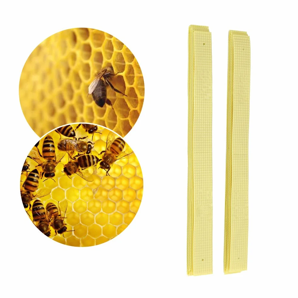 40 Uds Tiras De Plástico Tira De Fluvalinato Abeja Ácaro Varroa Asesino Apicultura Medicina