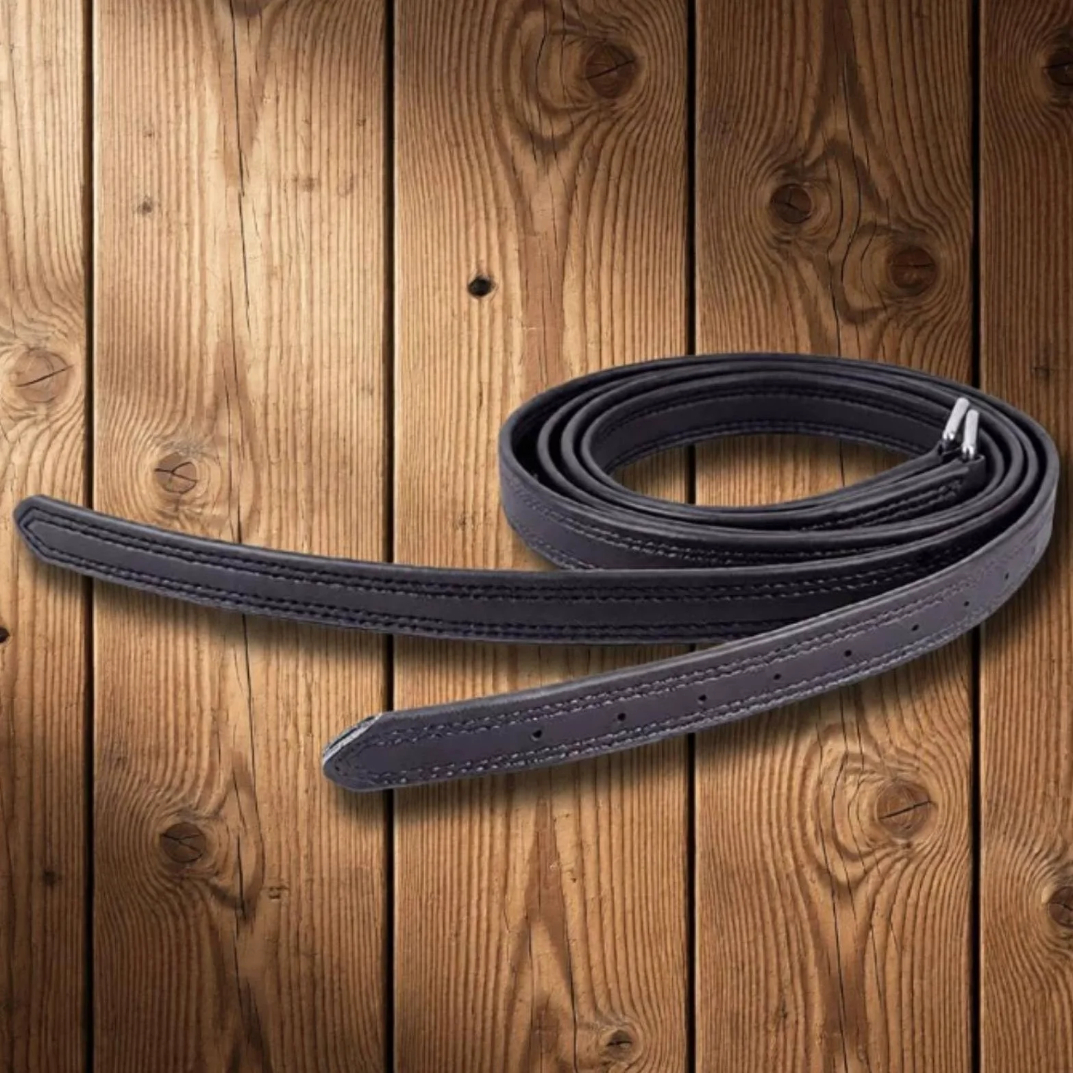 Correa Estribo Ajustable Correa Cuero con Hebilla Resistente Acción Estribo para Jinetes, Adultos, Equitación, Entrenamiento, Instalación Equina, Negro, Niños