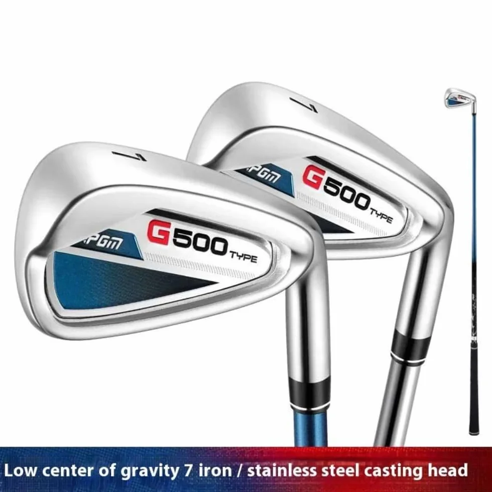 Hierro de golf para hombre acero inoxidable 7ª caña bajo centro de gravedad
