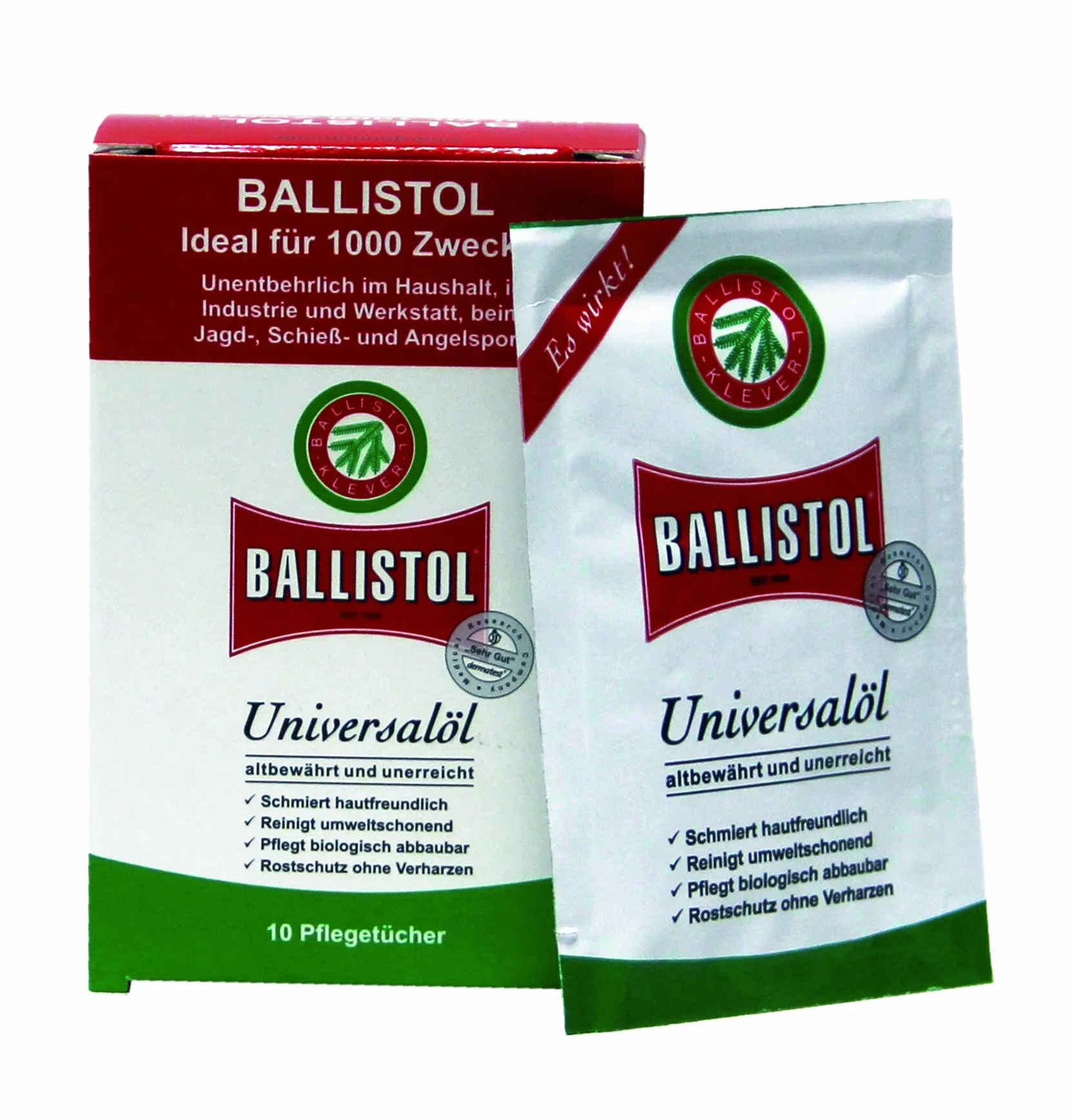 Ballistol 21950 Toallitas para pañuelos 10 Unidades Multicolor