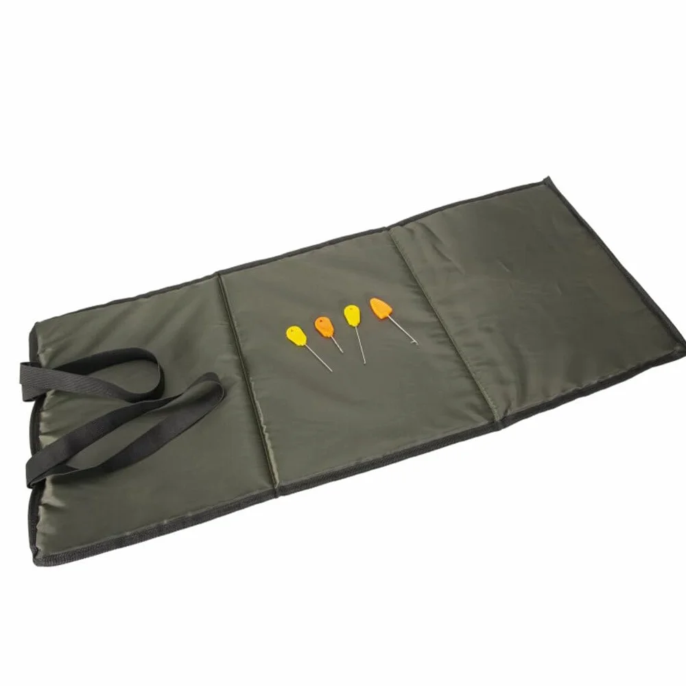 Estera Plegable para Pesca de Carpa, Accesorios de Pesca, Juego de Agujas de Cebo, Poliéster