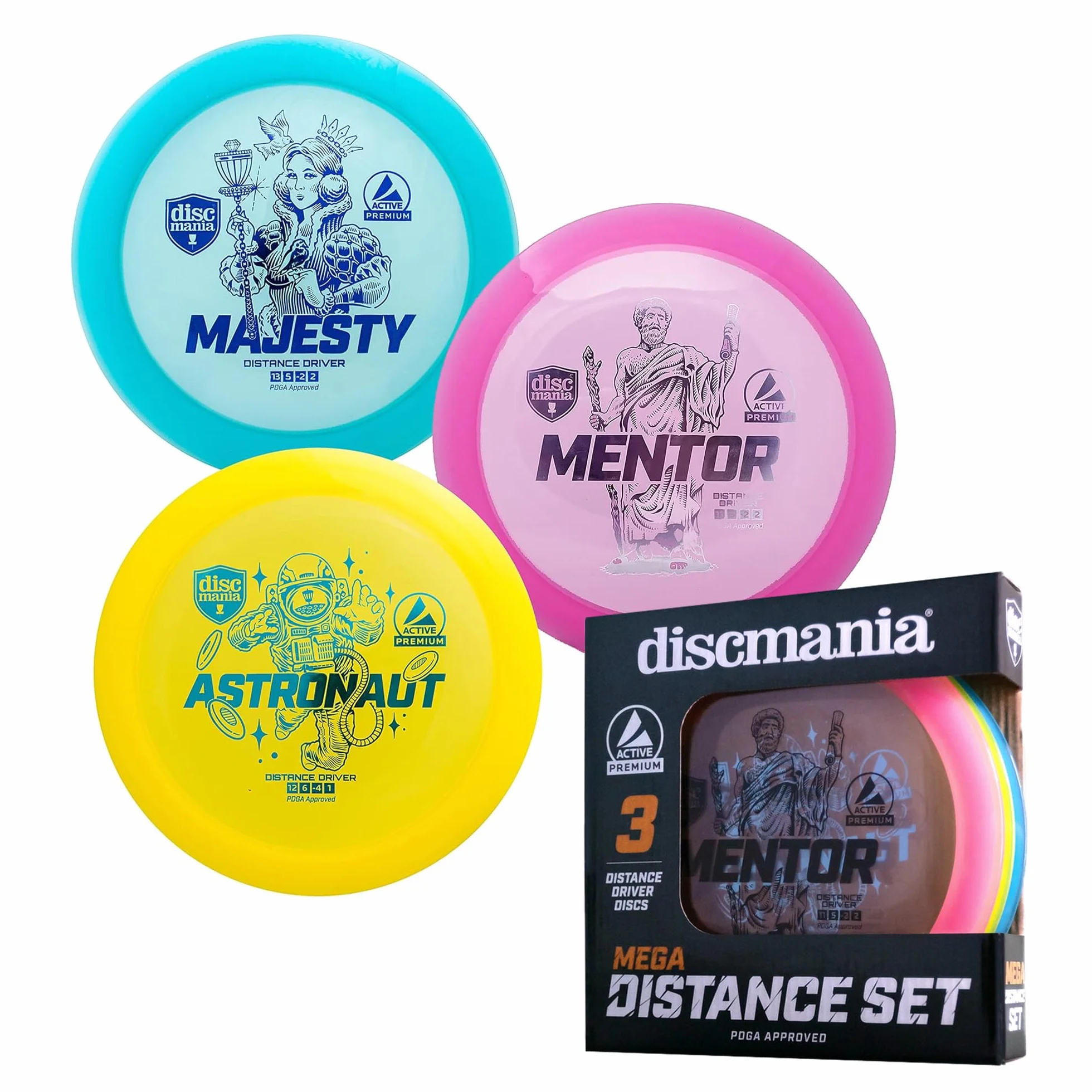 Discmania Active Premium Mega Distance Zestaw 3 Discos