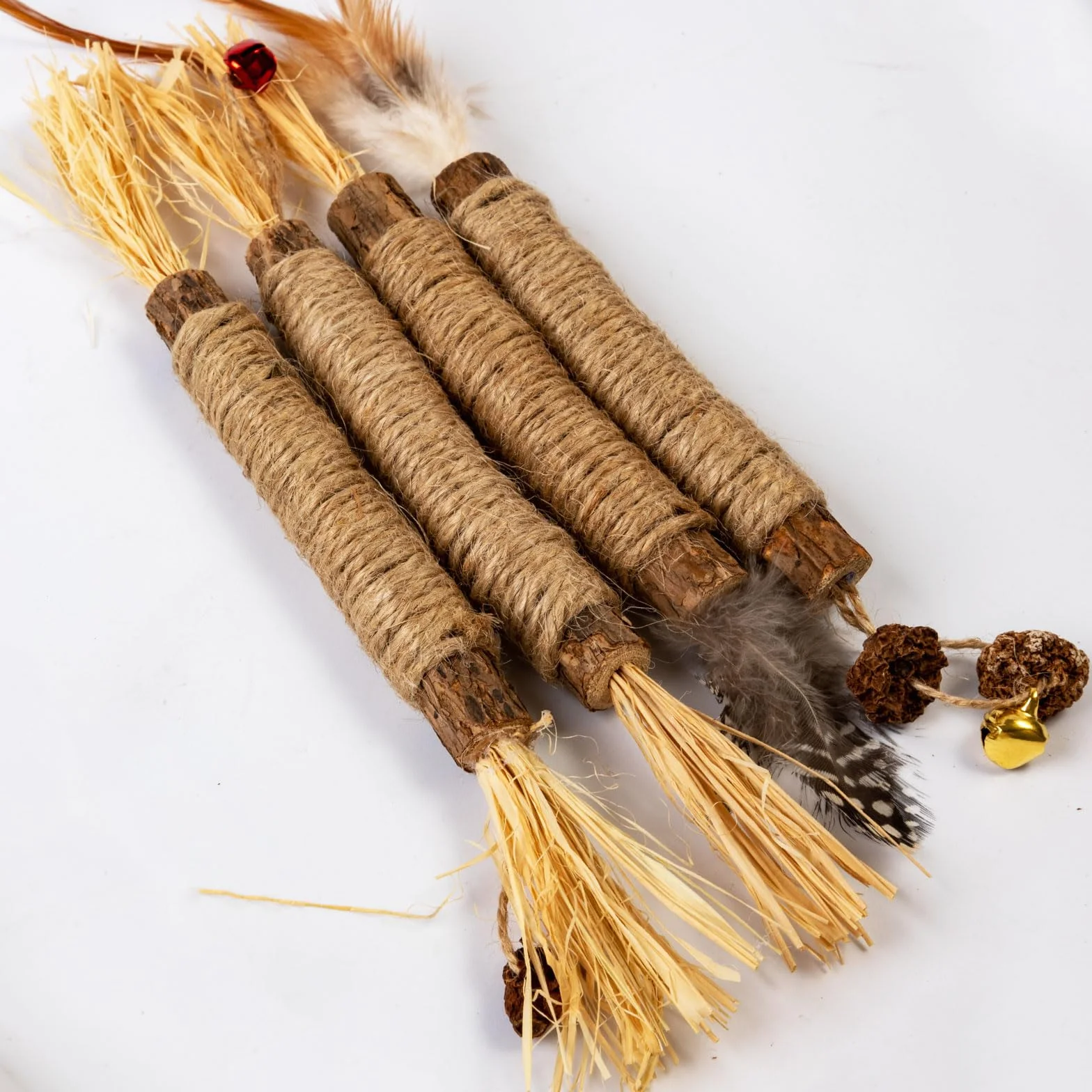 Palillos de Hierba gatera, Juguete para Gatos con Hierba gatera, Juguete Matatabi, Juguete para Masticar Gatos, Palillos para Masticar
