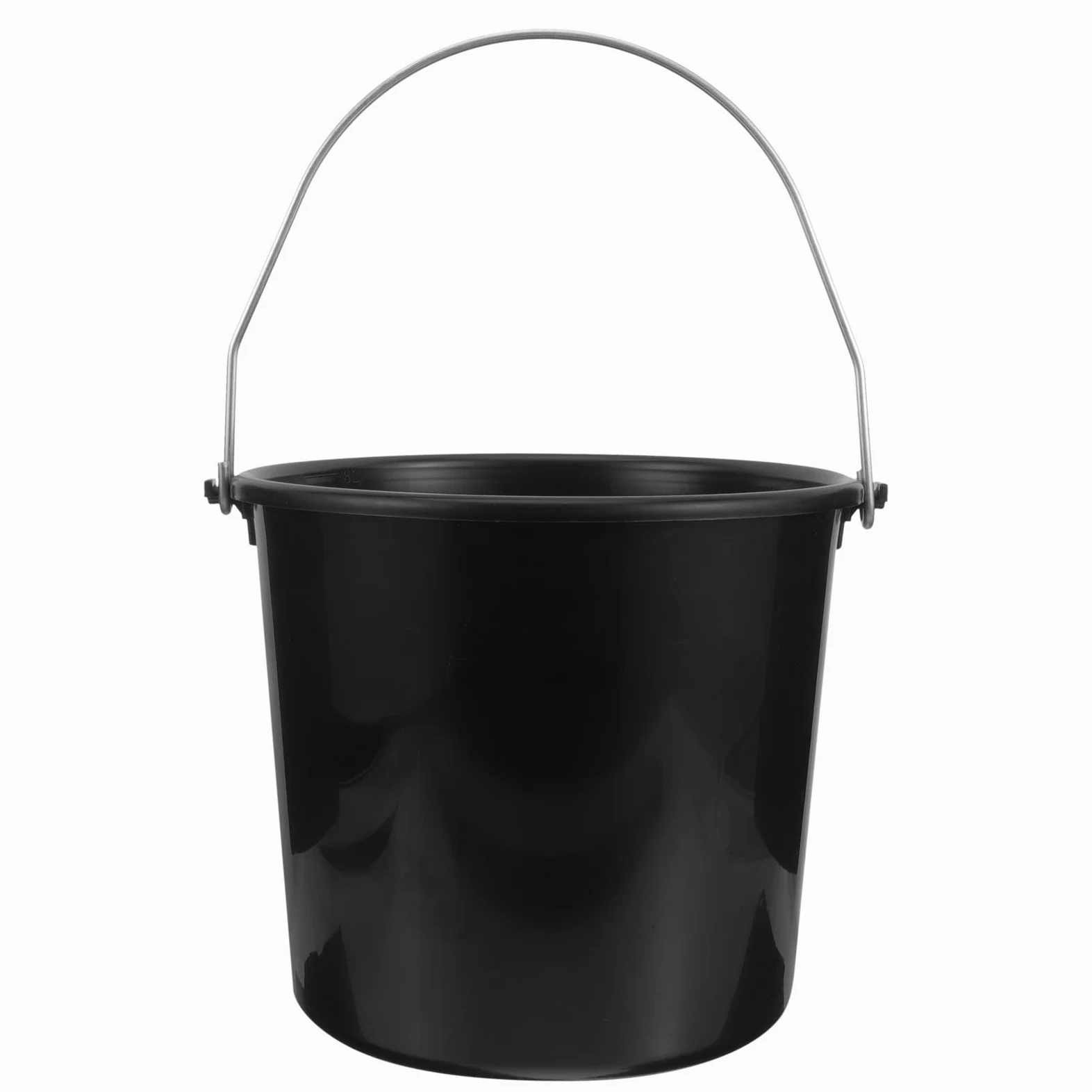 Cubo portátil de 8 litros para alimentación de terneros con asa, solución de riego y alimentación de ganado de plástico duradero, ideal para ganado, cabras y ovejas, uso versátil en granja