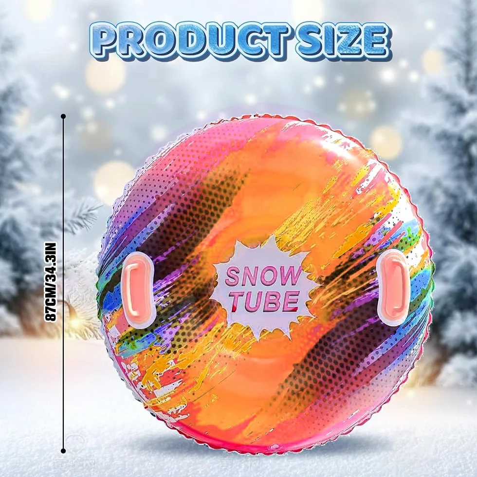 Donut Snowrohr Trineo inflable Juguetes de nieve para adultos Actividad al aire libre