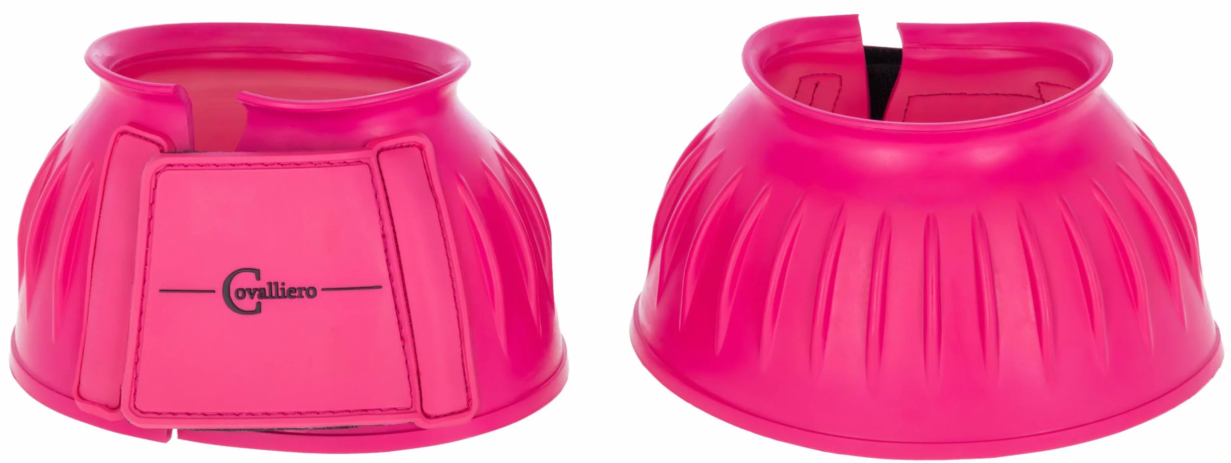 Covalliero Campanas de Goma para Cascos, protección para Cascos, Botas de Salto, por Pares, Pink, XXFull, Material de Goma Suave, Caballos, con autocierre de Gancho y Bucle