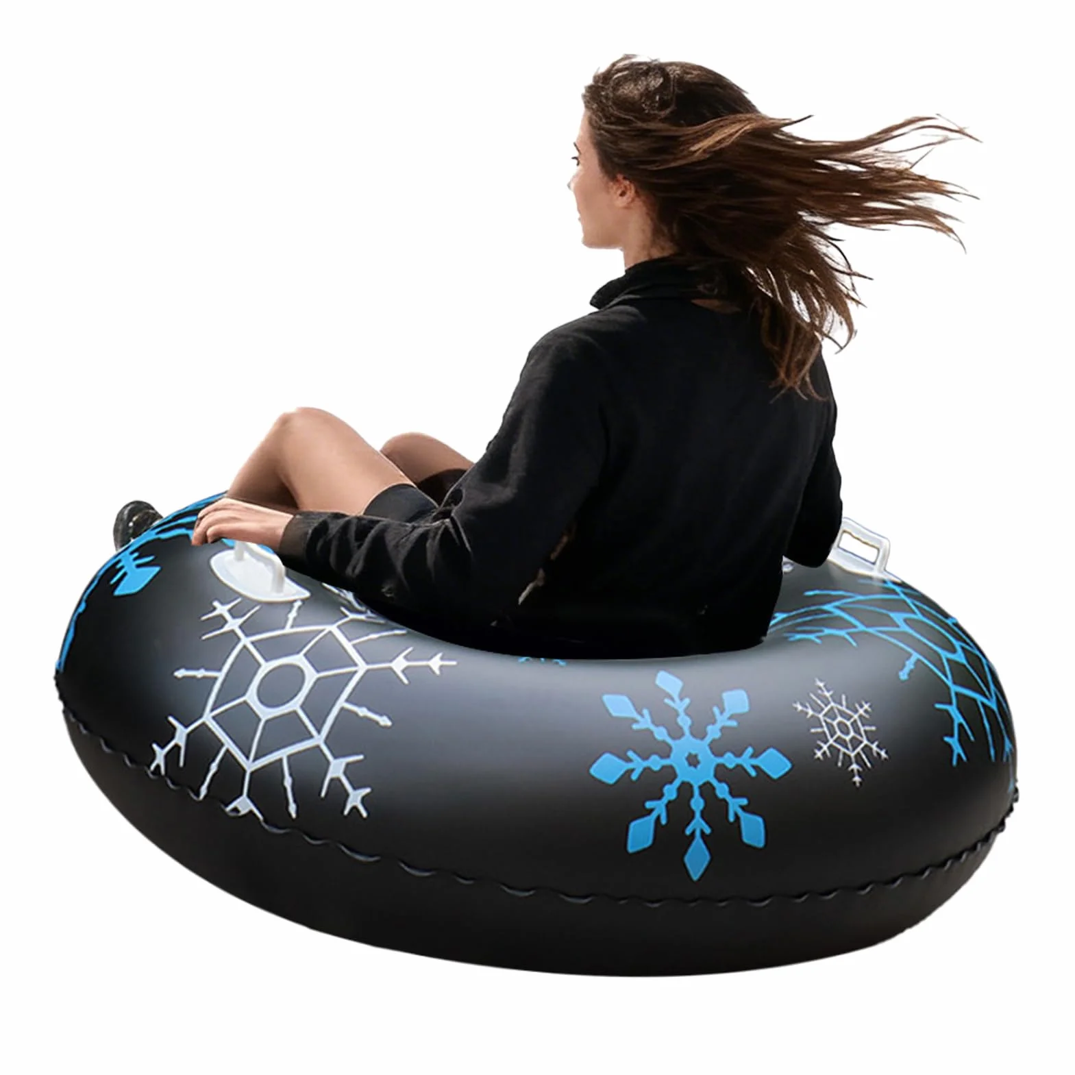 Trineo de nieve 90 cm PVC engrosado para deslizamiento invierno