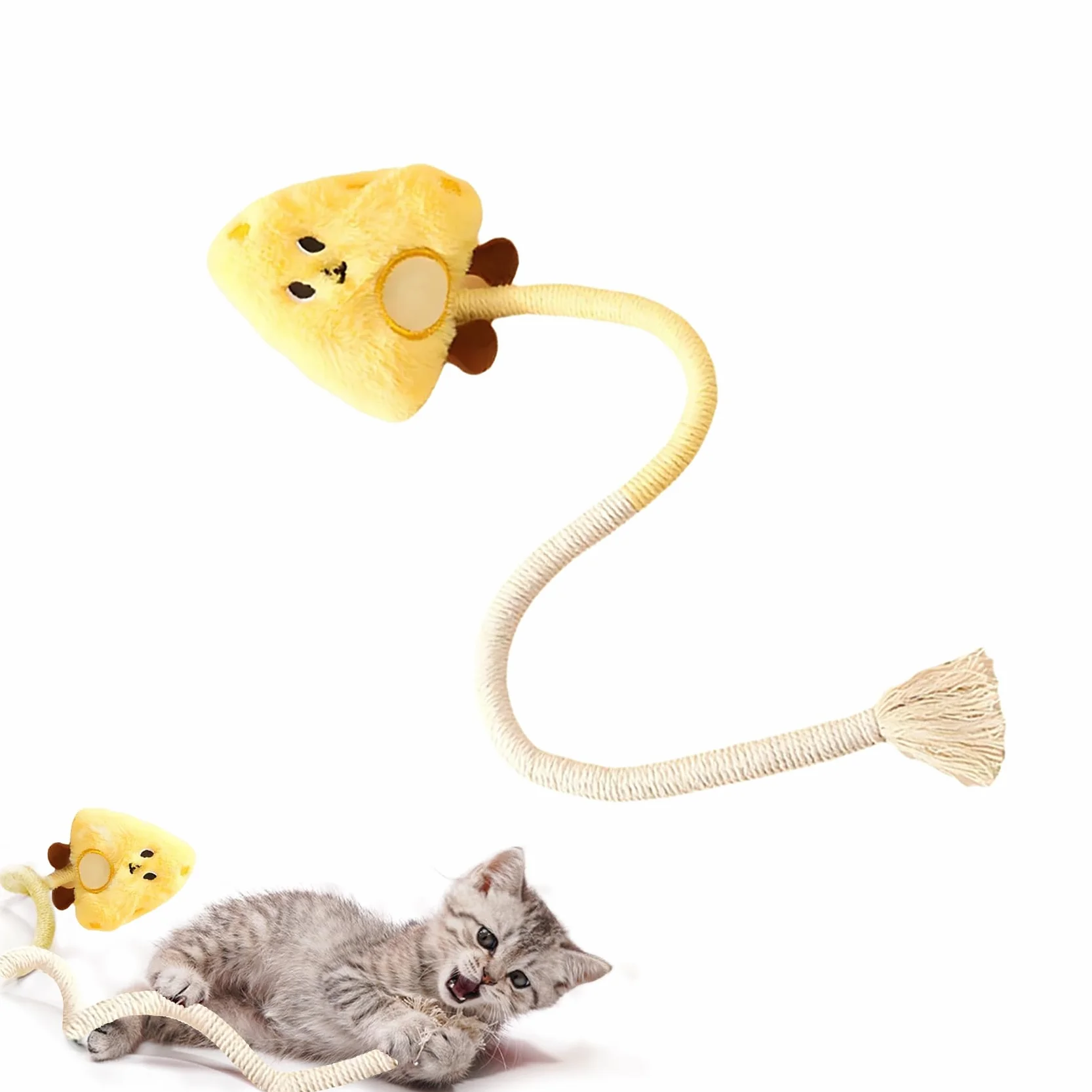 Cuerda Dental para Gatos - Juguete para Morder y Masticar, para Limpiar Los Dientes y Liberar El Estrés