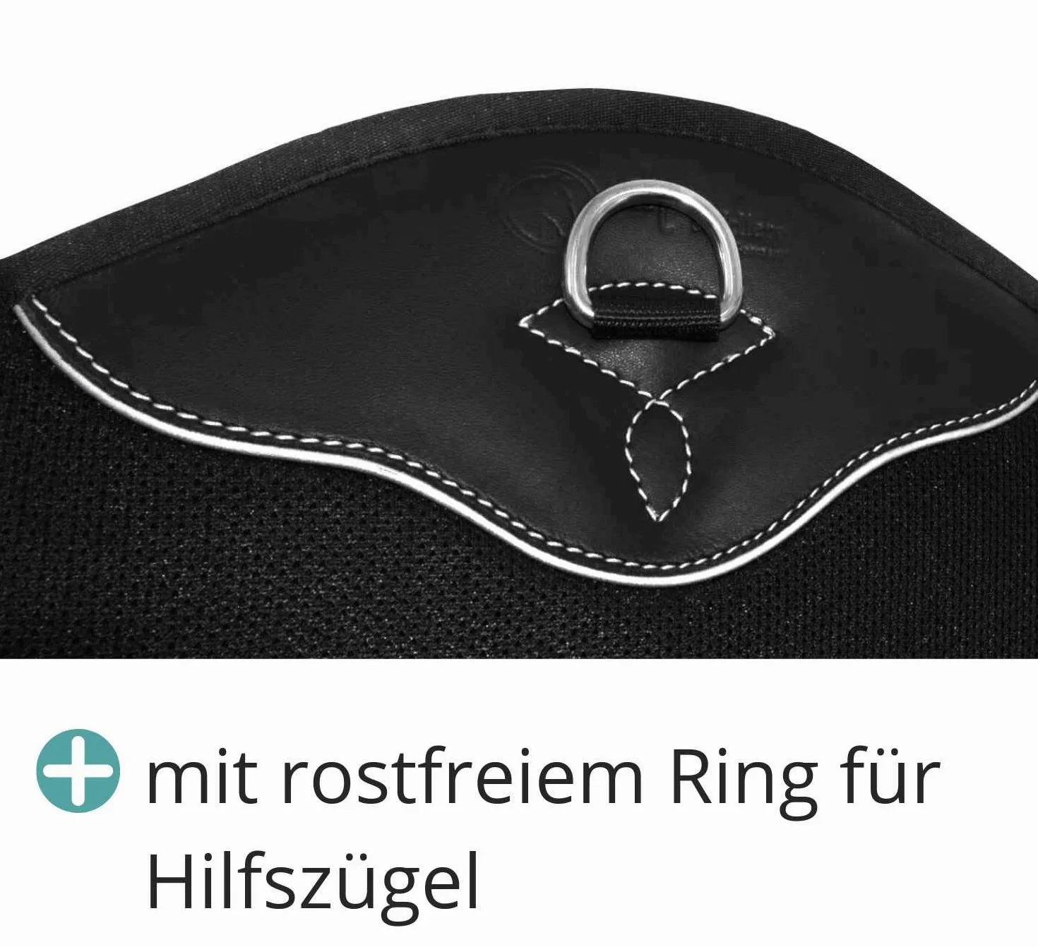 Sillín correa | corta Butterfly Longitud 60 cm| – Cinturón antirozaduras Rainer transpirable Memo Foam antideslizante suave acolchado negro Top calidad | Dressage Saddle Girth – Sliding – Breathable