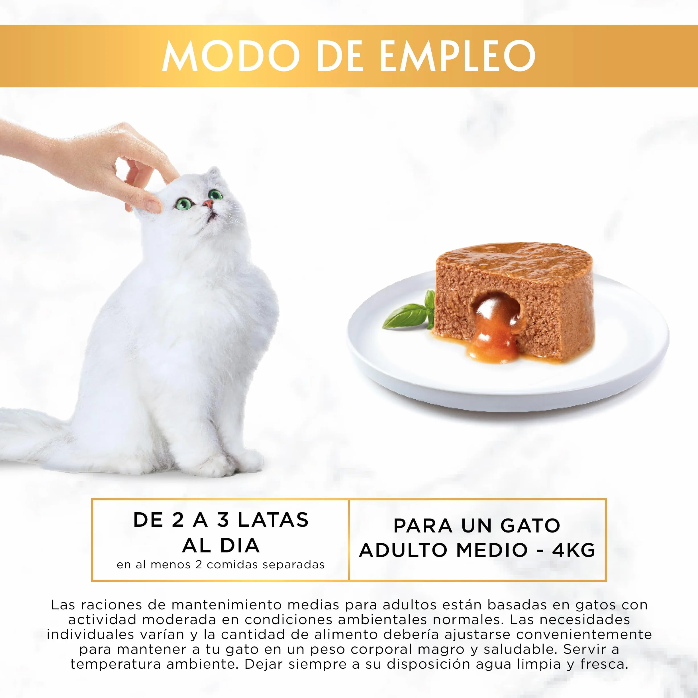GOURMET Gold Fondant, Comida Húmeda para Gato Adulto, Mousse de Pollo con Salsa, Pack de 24 Latas de 85 g
