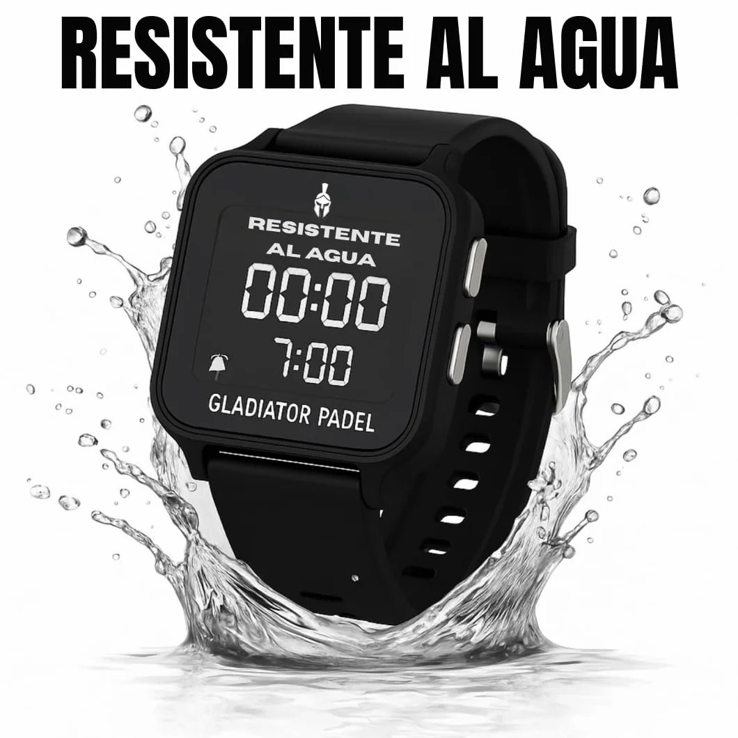 Reloj Contador de Puntos Electrónico para Pádel, Tenis, Pickeball y Ping Pong con Alarma y Cronómetro Resistente al Agua