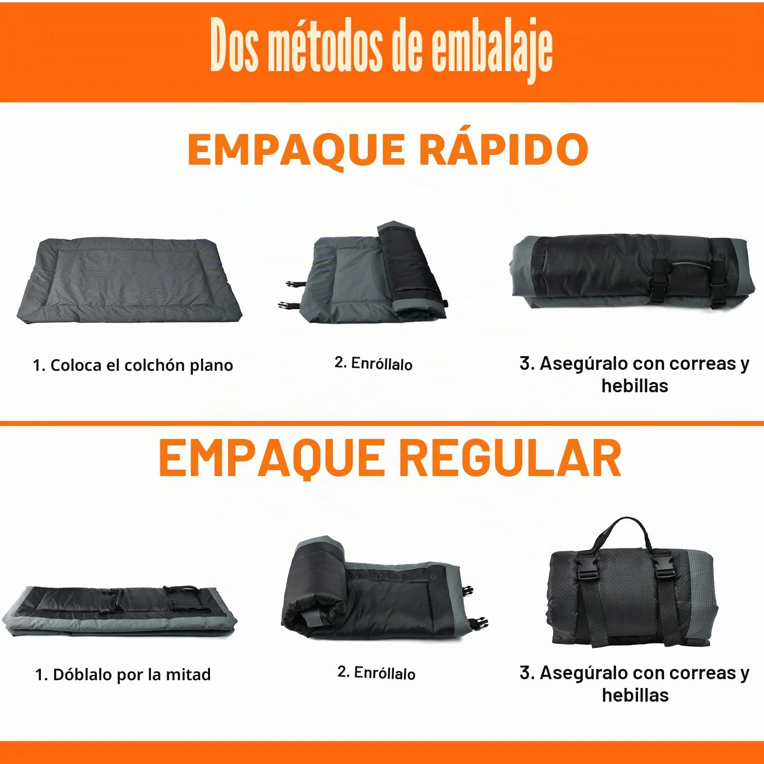 Cama Perro Mediano y Pequeño Antideslizante y Antiestres Colchon Perro Mediano Alfombra Perro Cama Perro Lavable Colchon Impermeable Dog Bed para Viajes, Camping, Exterior (Gris, 90x60 cm)