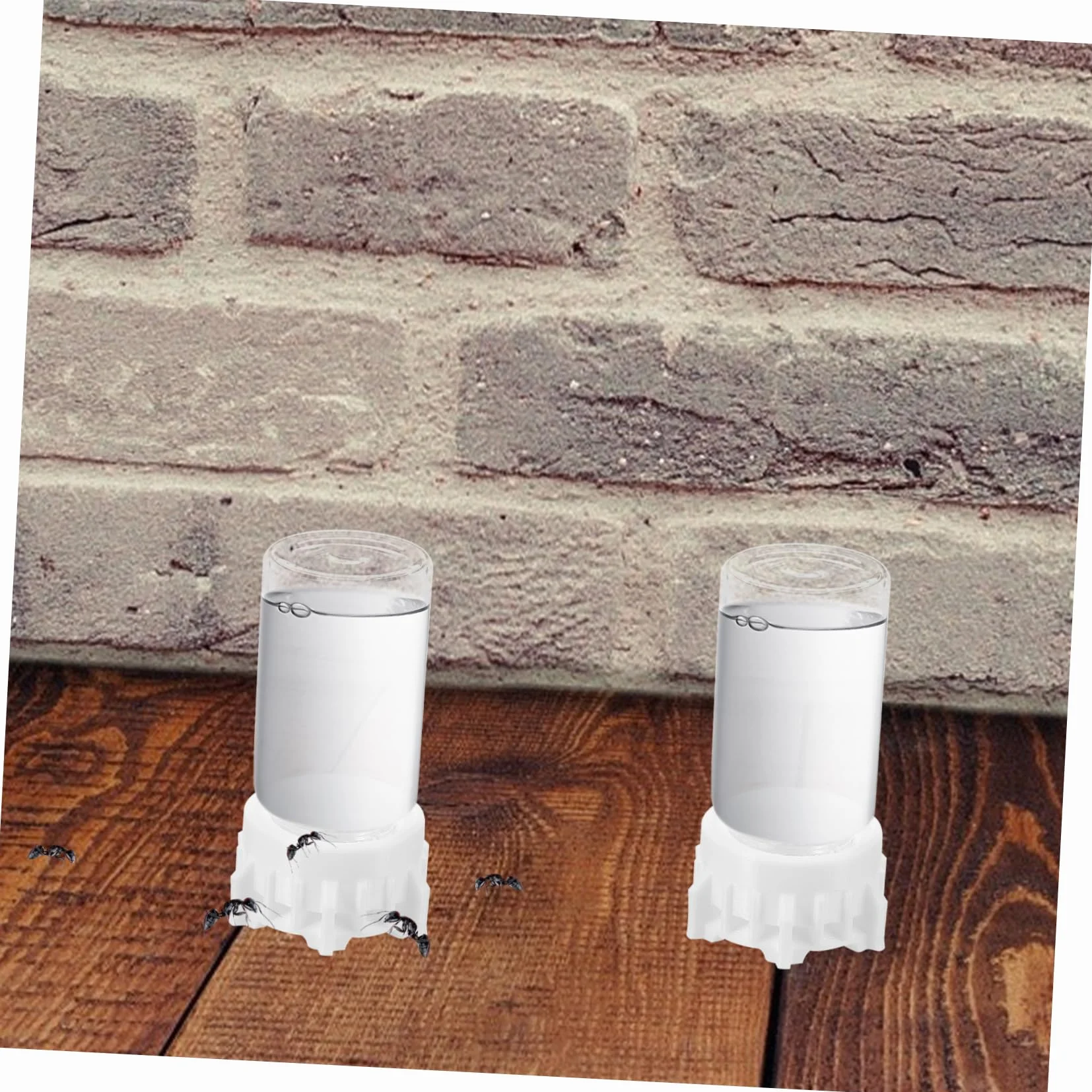 POPETPOP Bebedero para Hormigas de 20ml Diseño Profesional y Resistencia al Desgaste, Dispensador de Agua de Vidrio y Plástico Adecuado para Observación Científica en Verano