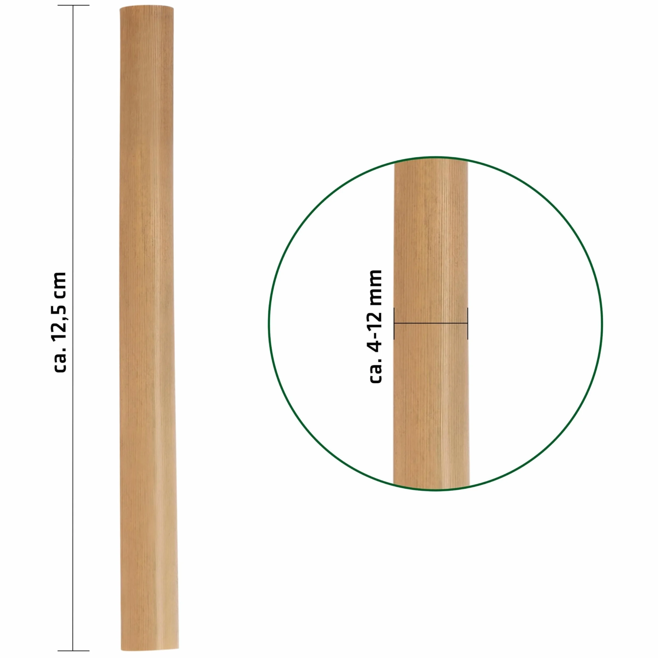 GARDIGO® Tubos de bambú para Hotel de Insectos, 150 Unidades, Tubos de anidación de bambú para Abejas Silvestres, Accesorios para casa de Insectos, Hotel de Abejas, casa de Abejas Silvestres, caña de