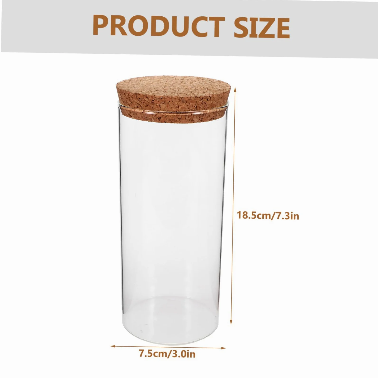 BESPORTBLE 5 Piezas Botella ecologica contenedor de Micro paisajismo Decorativo Terrario de Planta de Aire Botella Multiusos Terrarium Botella Transparente terrario de Cristal con Tapa Vidrio