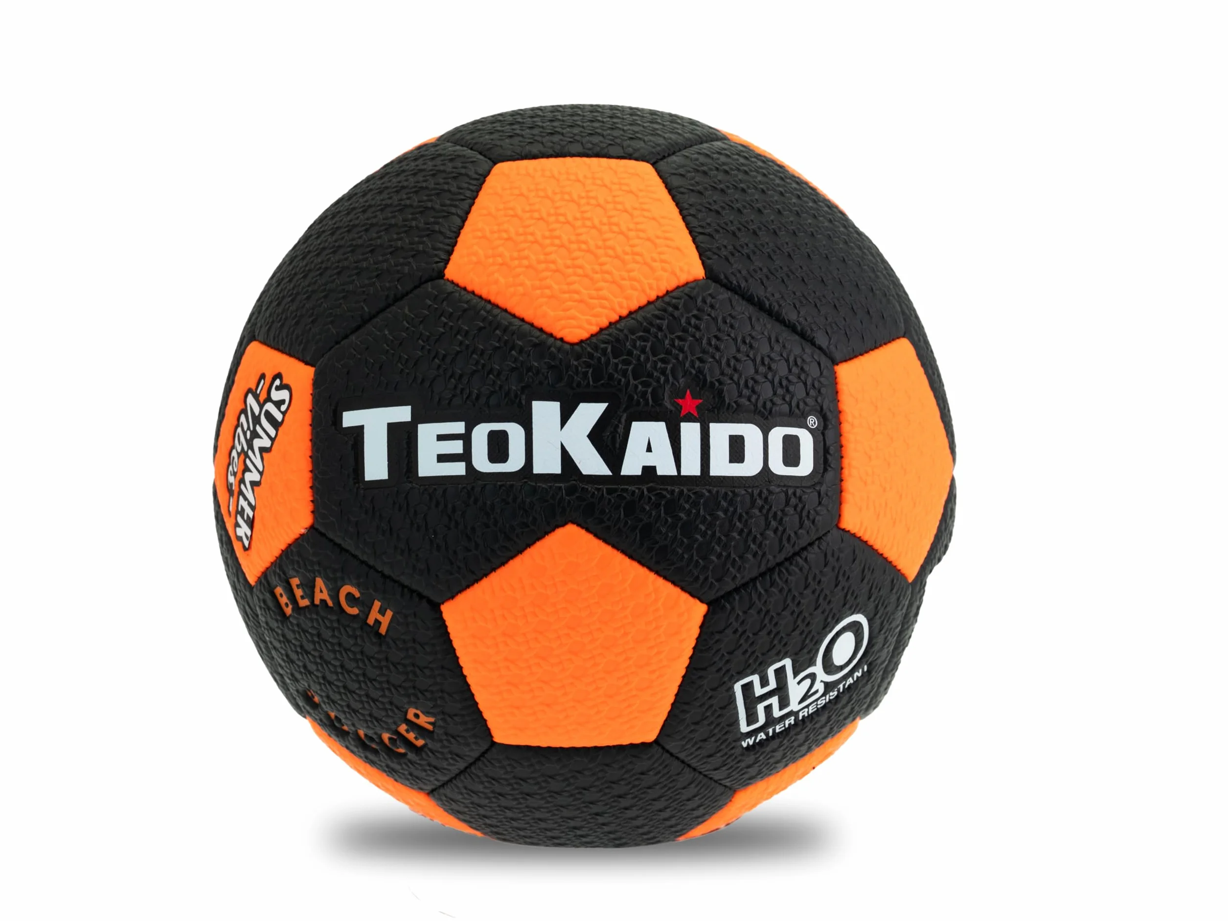 Teokaido Balón de fútbol playa Talla 5 320 g PVC 1,8 mm