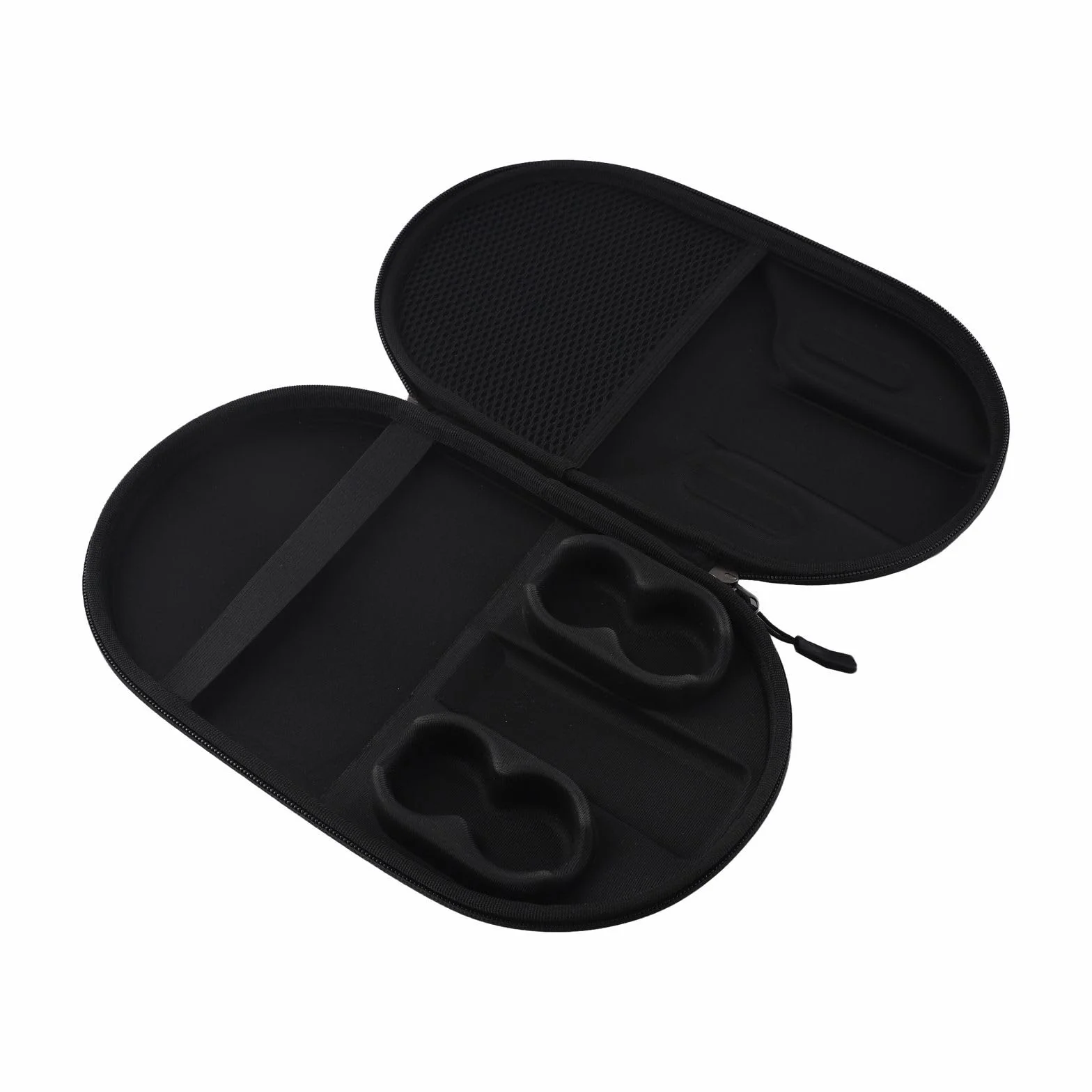 RichVibe Funda rígida de EVA para raquetas de tenis de mesa con asa, 2 paletas y 4 pelotas, amarillo