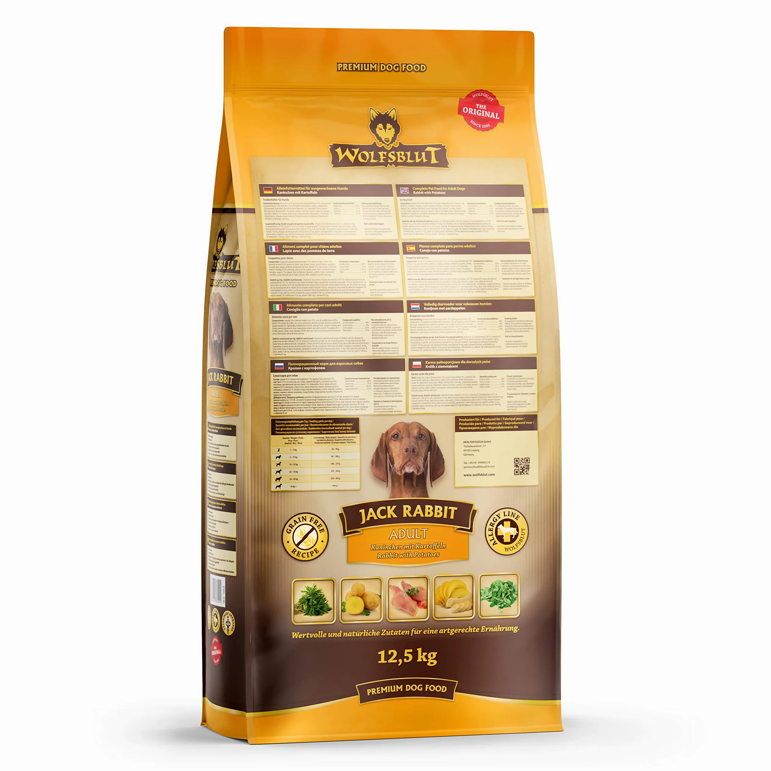 Wolfsblut Jack Rabbit Adult 12,5 Kg