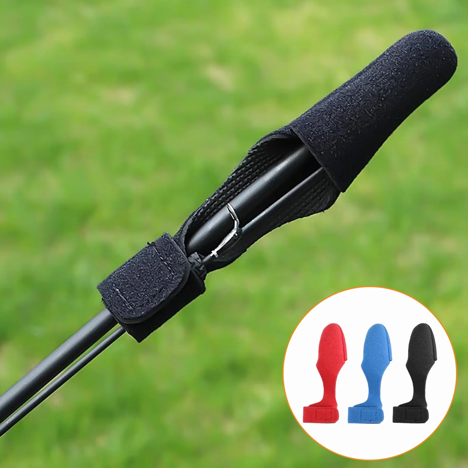 Correas Elásticas para Cañas de Pesca – Cinturón Ajustable con Velcro para Spinning, Surfcasting, Pesca en Mar y Río