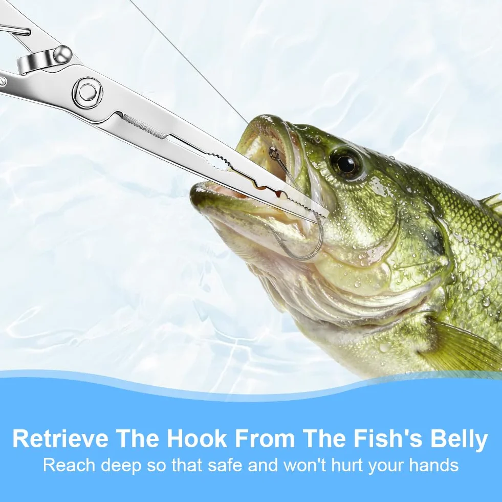 Alicates de Pesca Multifuncionales de Acero Inoxidable y Aleación de Aluminio con Hebilla