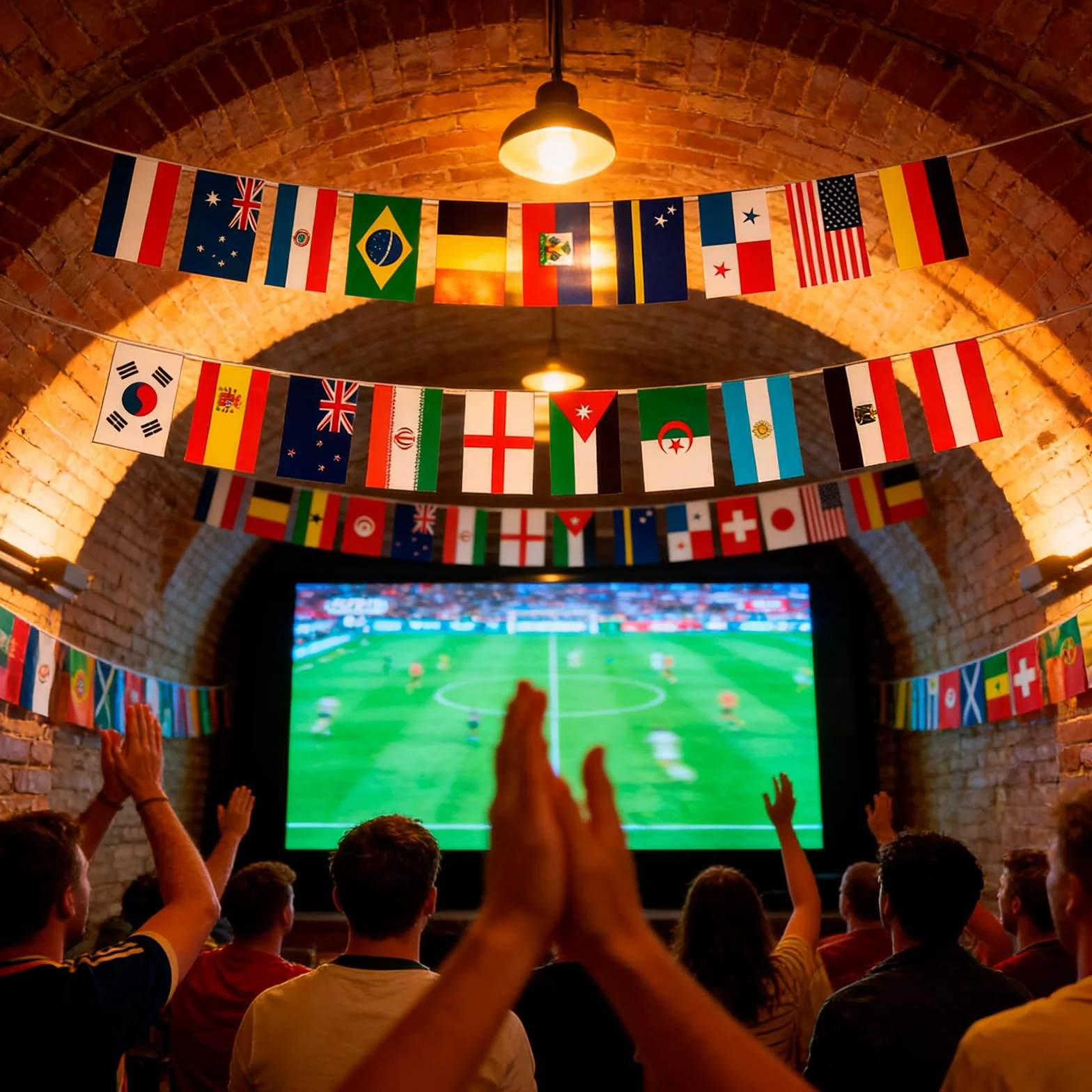 Campeonato Mundial 2026 Banderines 42 países 10 m decoración fiesta fútbol Alemania