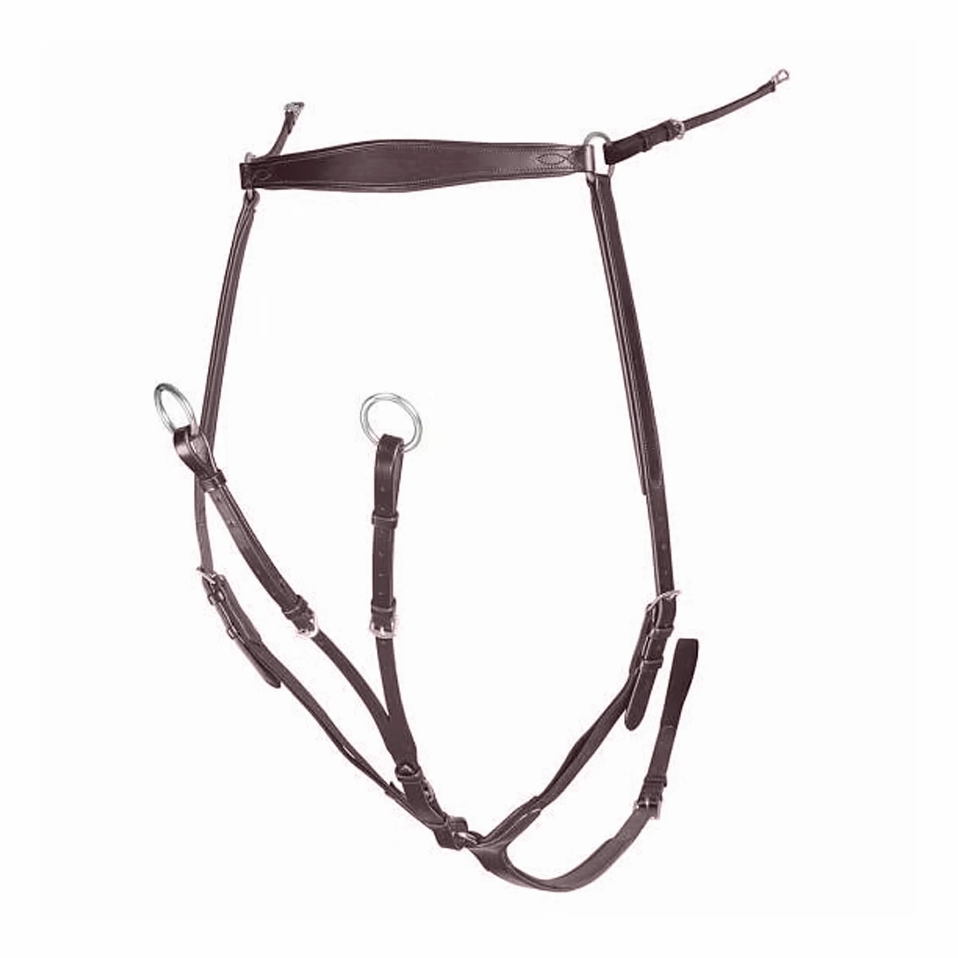 Velociti - Pechopetral para Caballos de Cuero Lusso (Full X) (Habana)