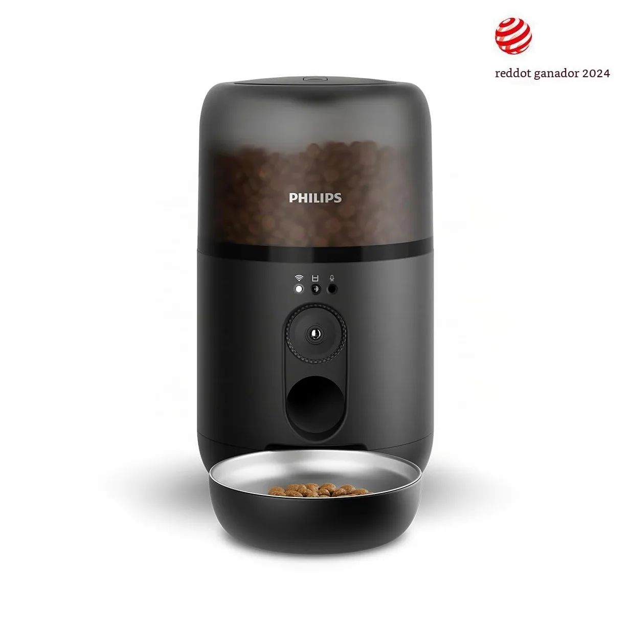Philips Pet Series Comedero Inteligente, Detección de Movimiento, Programación de Comidas, Notificación de Reposición, Tecnología Antiatascos, Comida Fresca, Fácil de Limpiar, Aplicación (PAW5320/02)