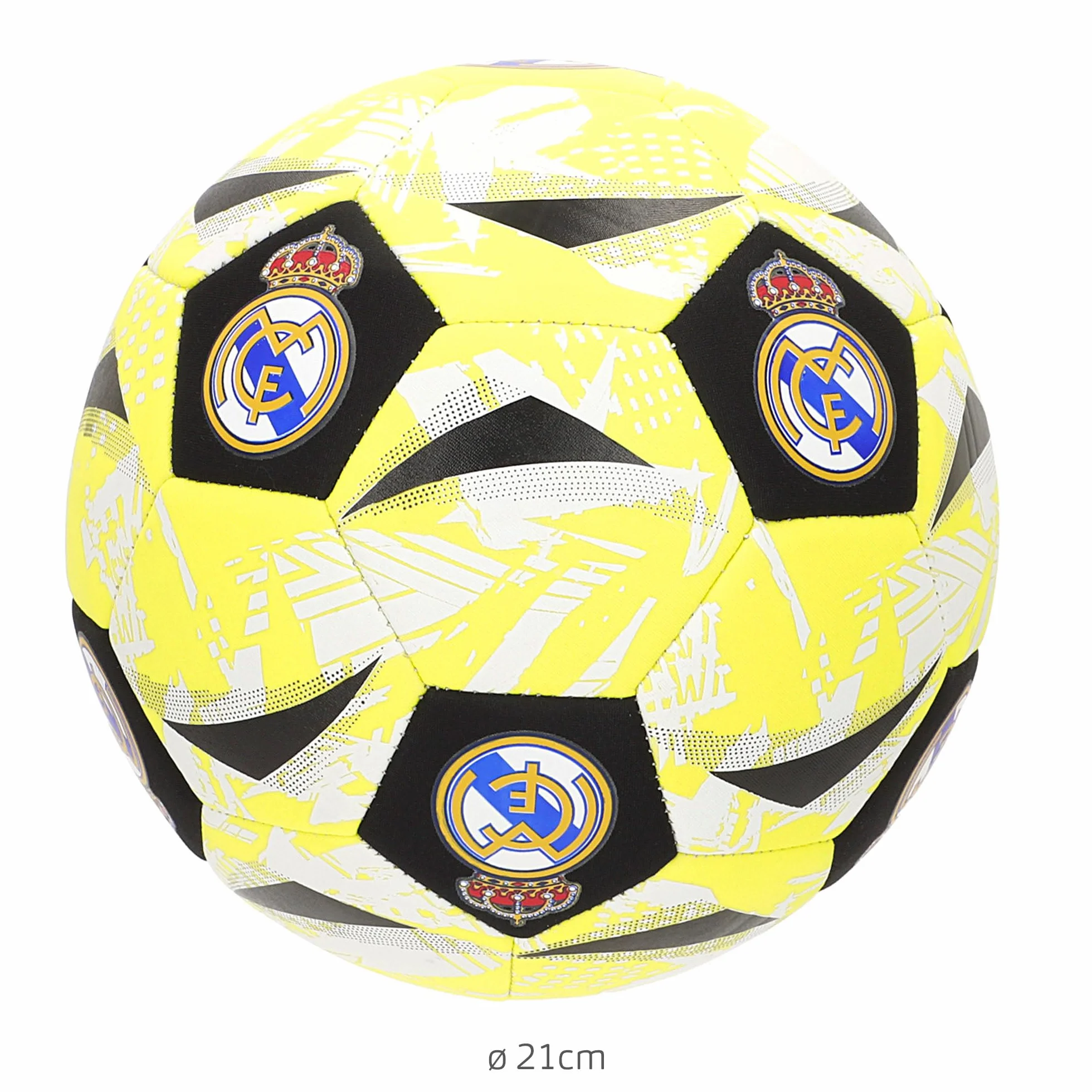 ColorBaby Real Madrid balón de fútbol Playa Neopreno Talla 5 21 cm Resistente al Agua