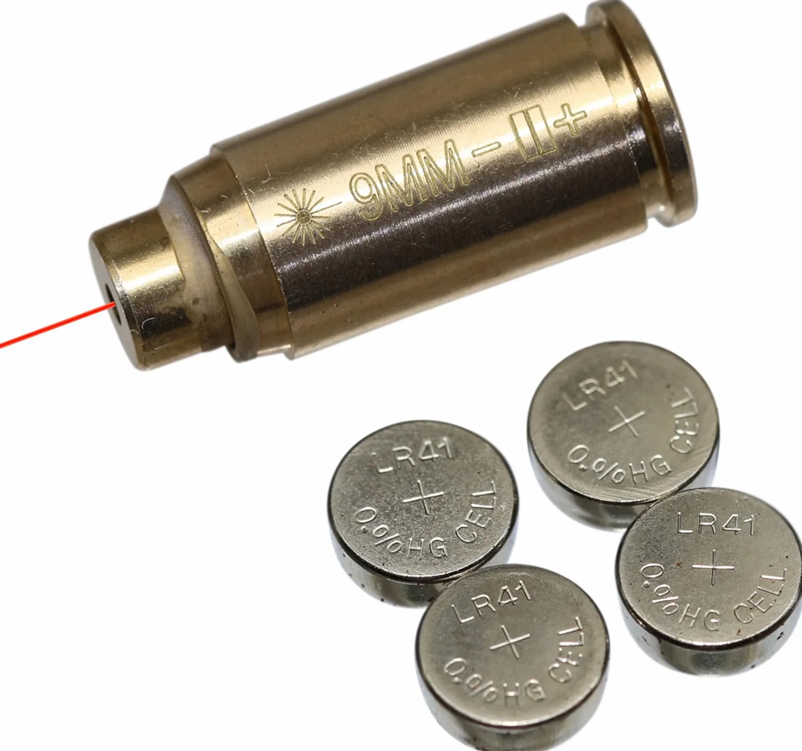Cartucho de Mira Roja de 9mm con 2 Baterías