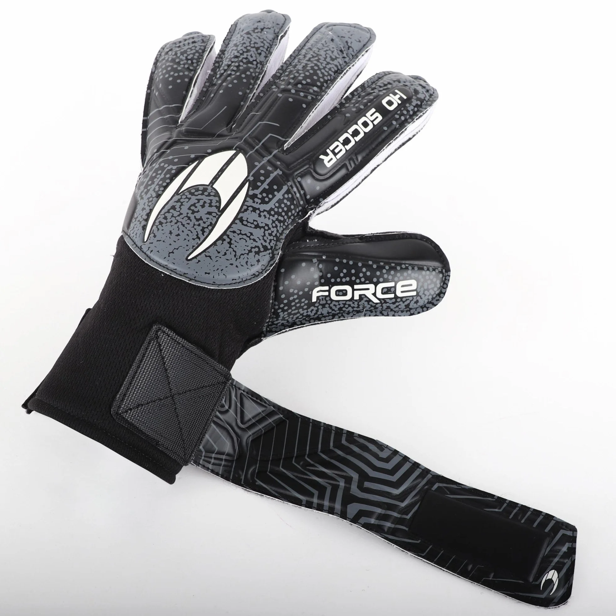HO Soccer Force Black Guantes de Portero Niños
