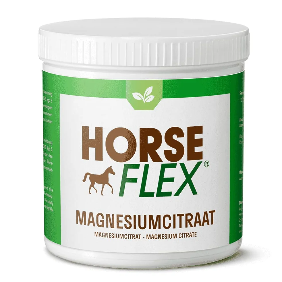Polvo de citrato de magnesio para caballos para apoyar los músculos y el sistema nervioso - 3000 gramos