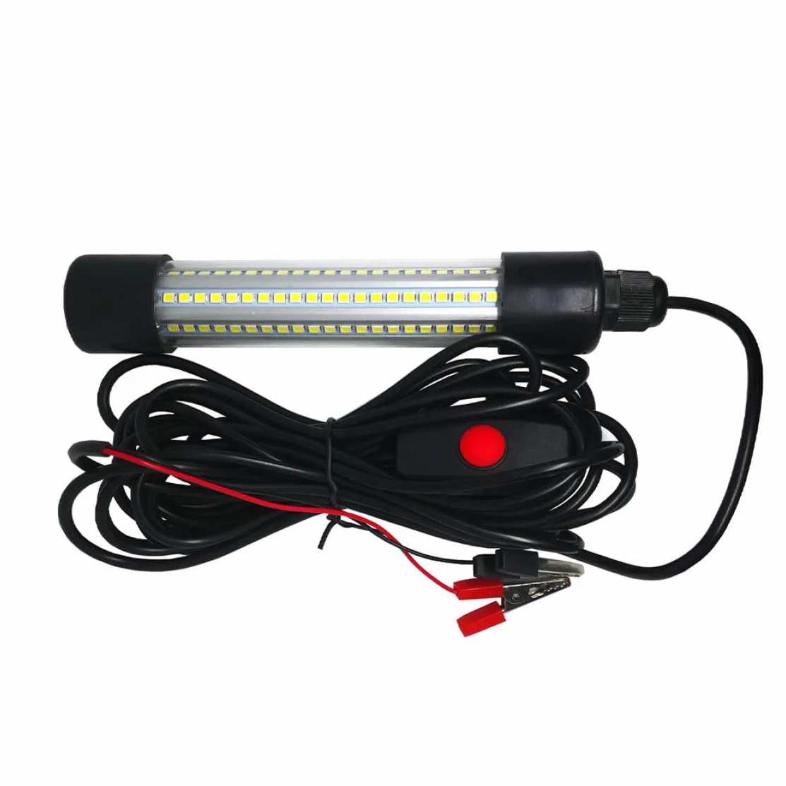 Lámpara de Pesca LED Sumergible IP68 DC/AC12-24V Verde Impermeable