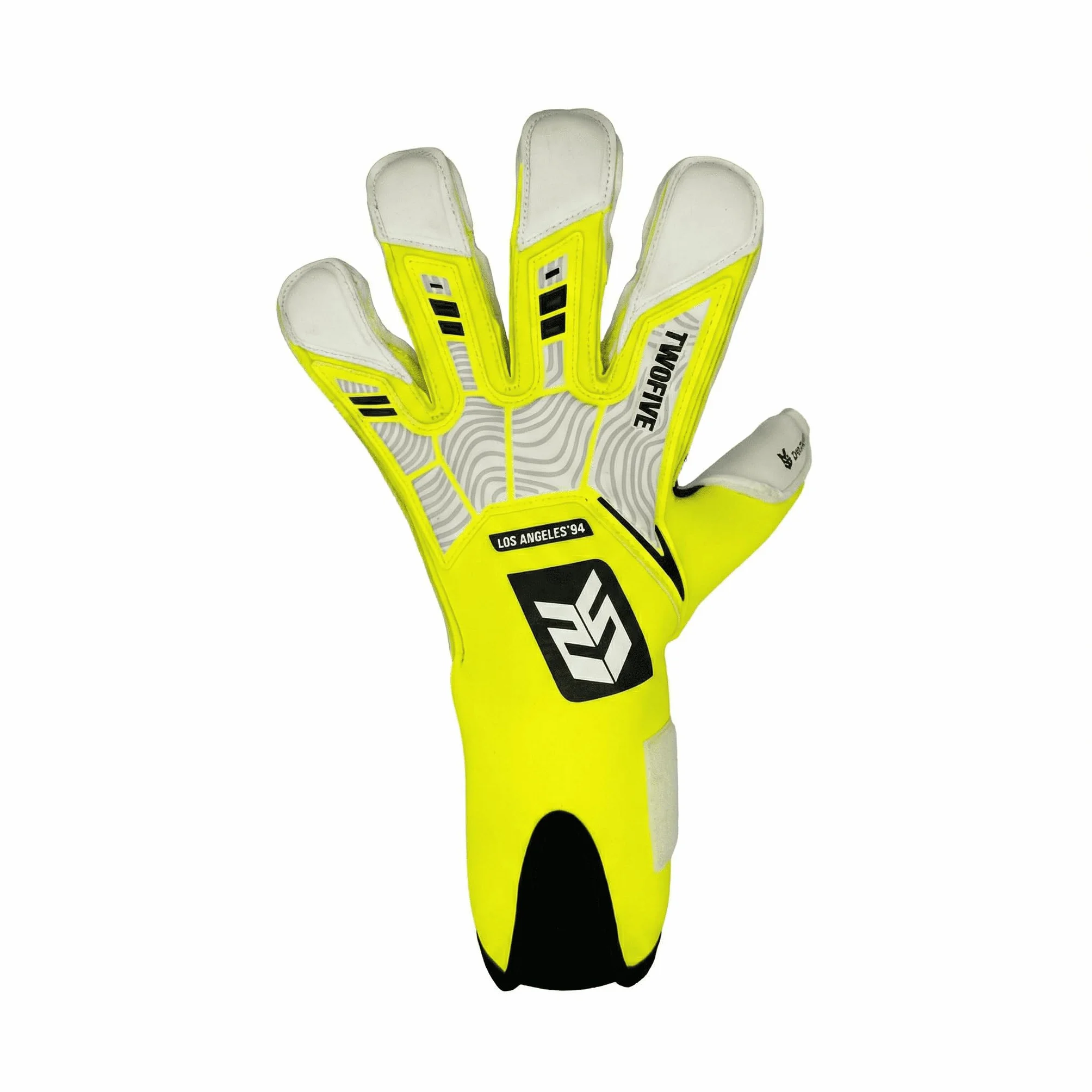 TWOFIVE Advance Guantes de Portero para Niños y Jóvenes Talla 4-11 Amarillo Naranja