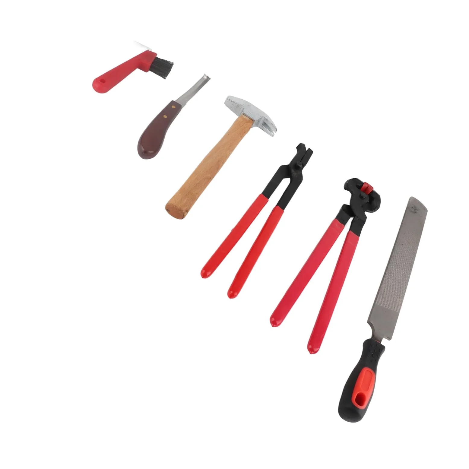 Herramientas de Herrador, Kit de Aseo de Caballos Trimmers de Pezuña de Cabra de 6 Piezas Herramienta de Adorno de Adorno de Caballo Profesional de Caballo
